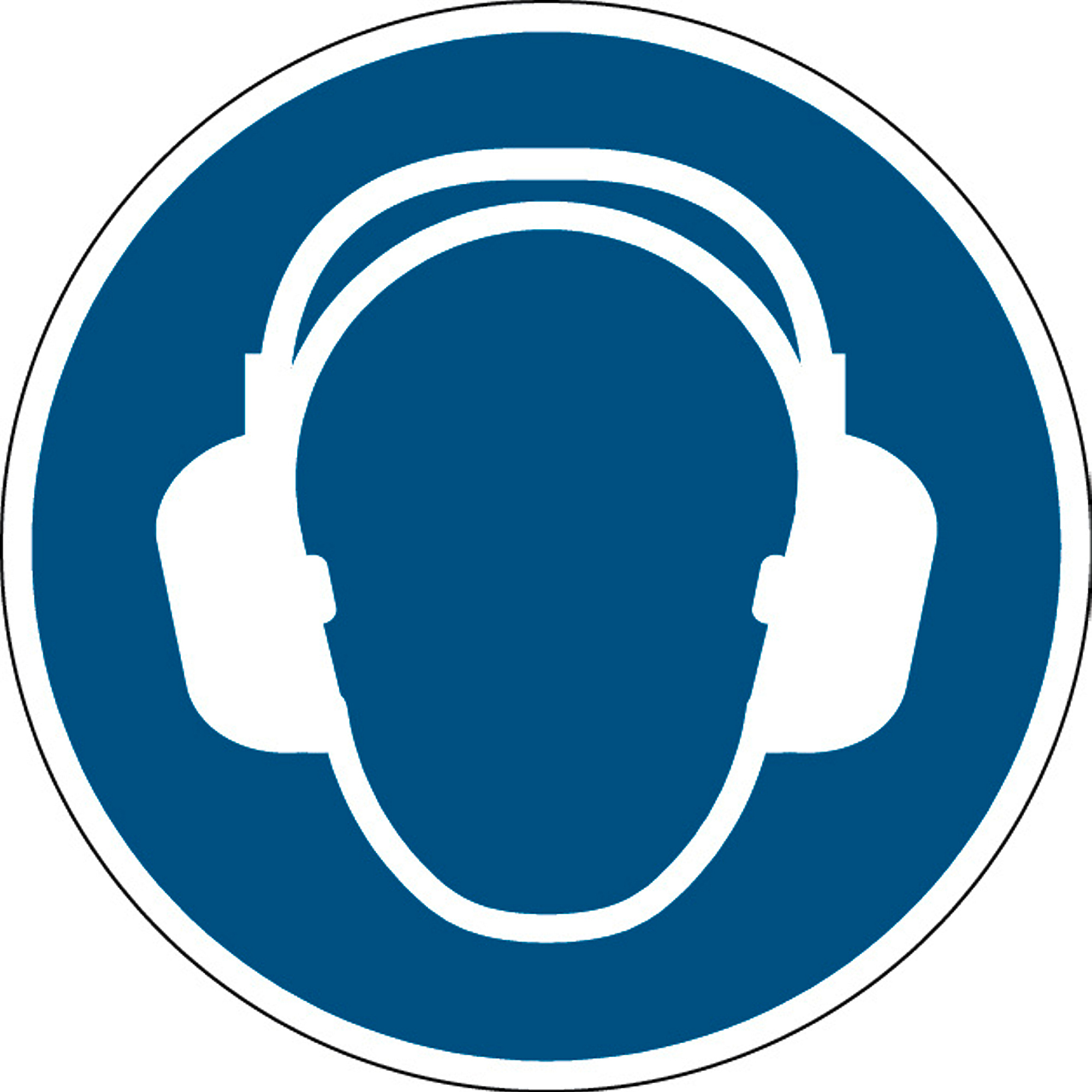 E-shop Bezpečnostné značenie: Používajte ochranu sluchu, polyester, Ø 100 mm