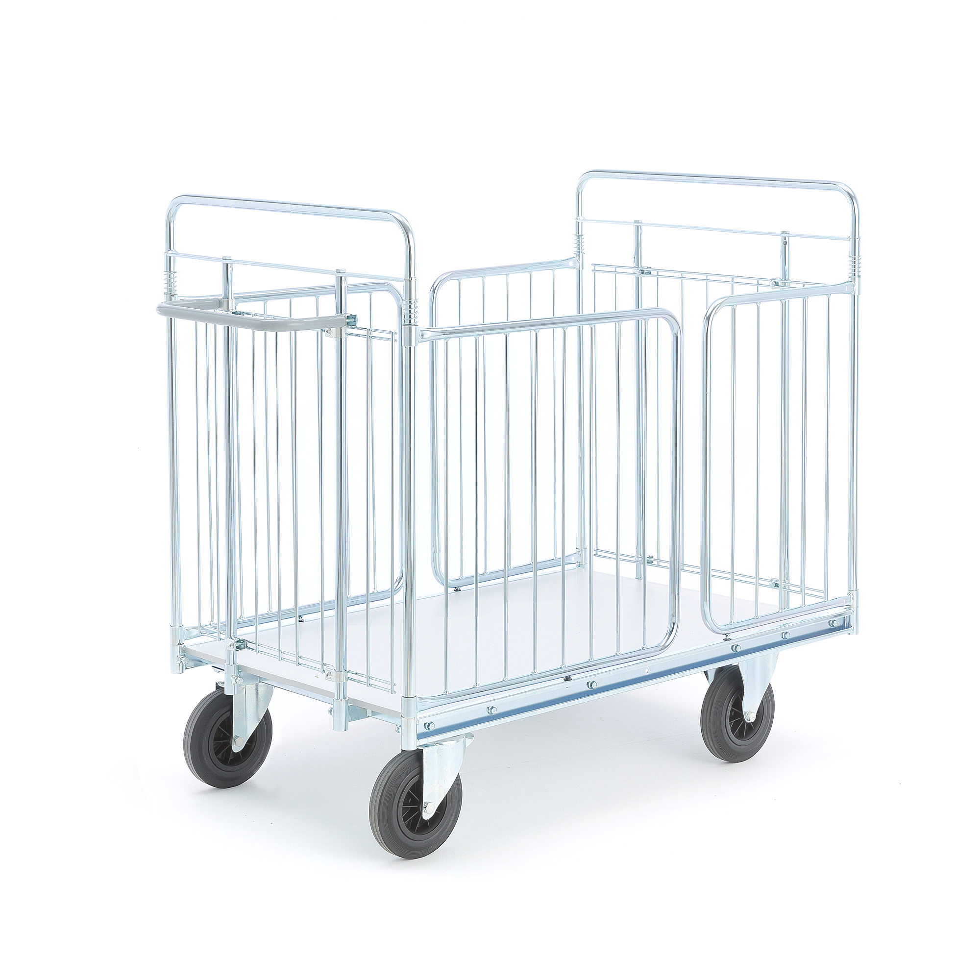 E-shop Klietkový vozík CARRIER s otváracími bočnicami, 1400x650x1180 mm