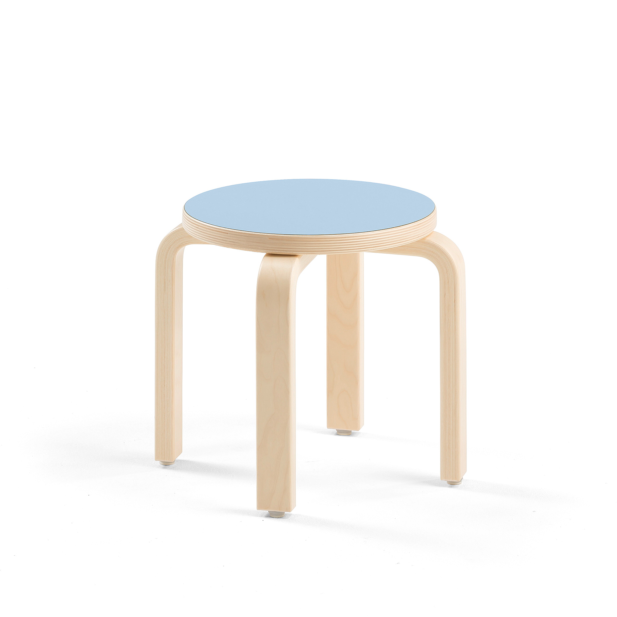 Dětská stolička DANTE, výška 310 mm, bříza/modrá
