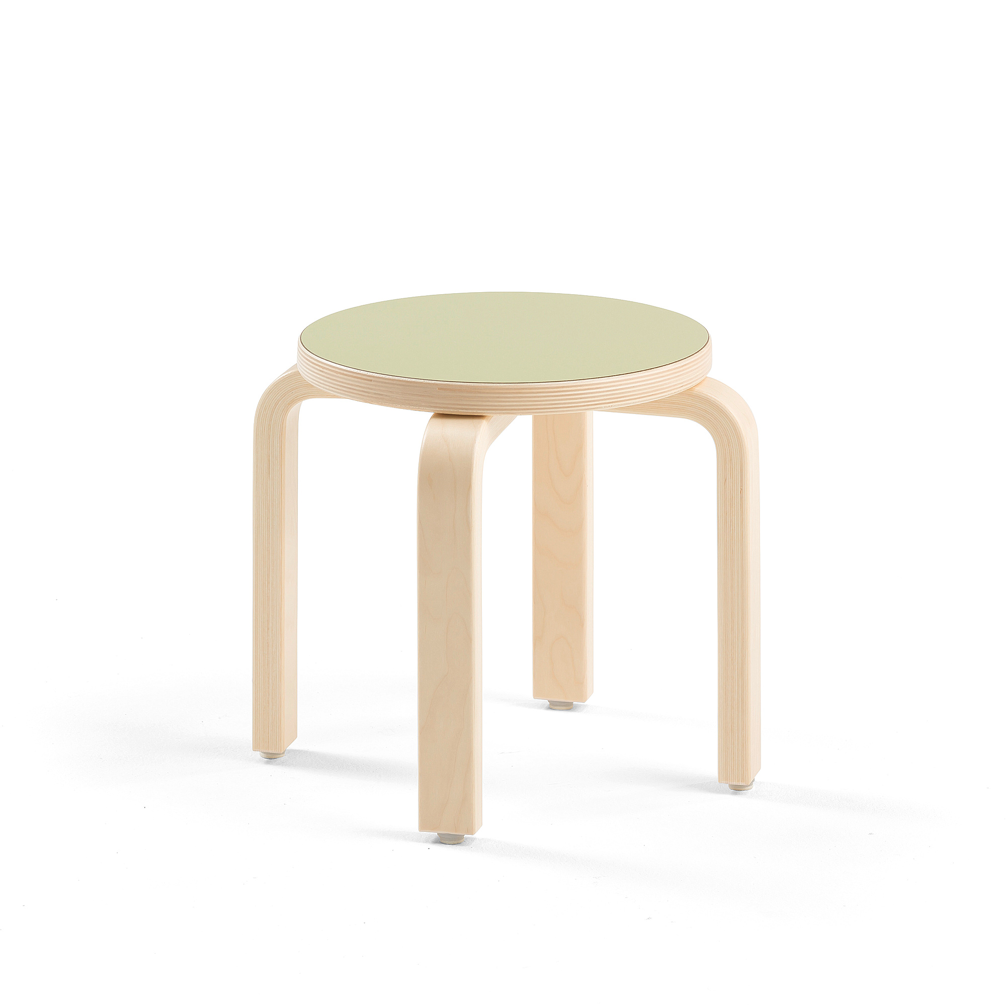 Dětská stolička DANTE, výška 310 mm, bříza/zelená