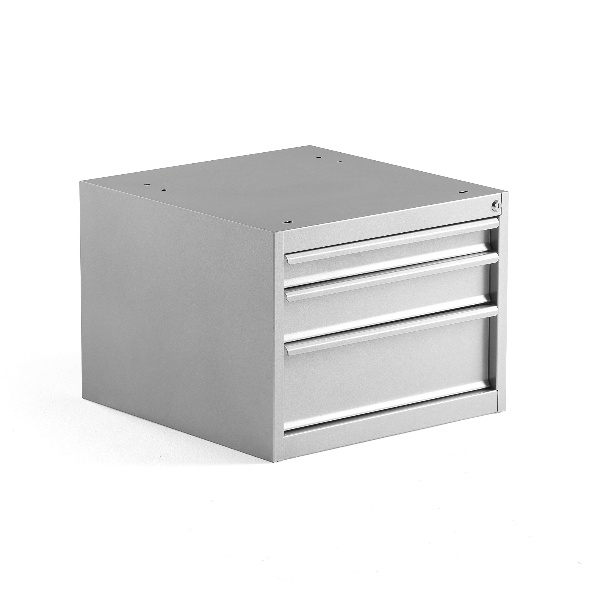 E-shop Zásuvkový modul pre dielenský stôl MOTION, 3 zásuvky, šedá