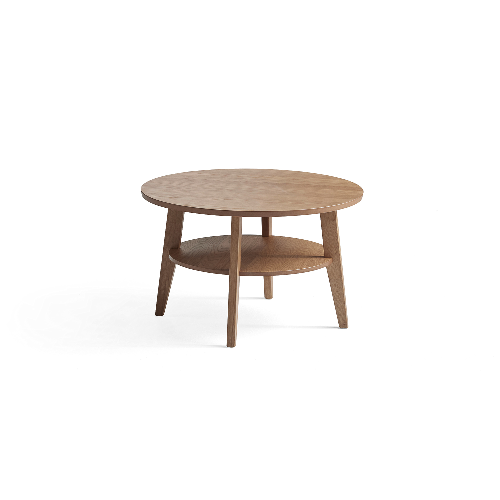 E-shop Konferenčný stolík HOLLY, Ø 800x500 mm, dub