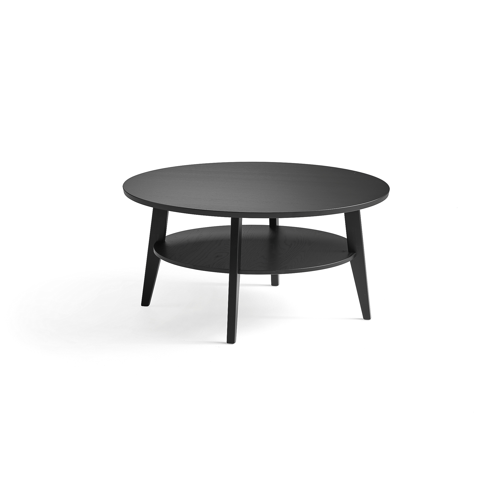 Konferenční stolek HOLLY, Ø 1000 mm, černý