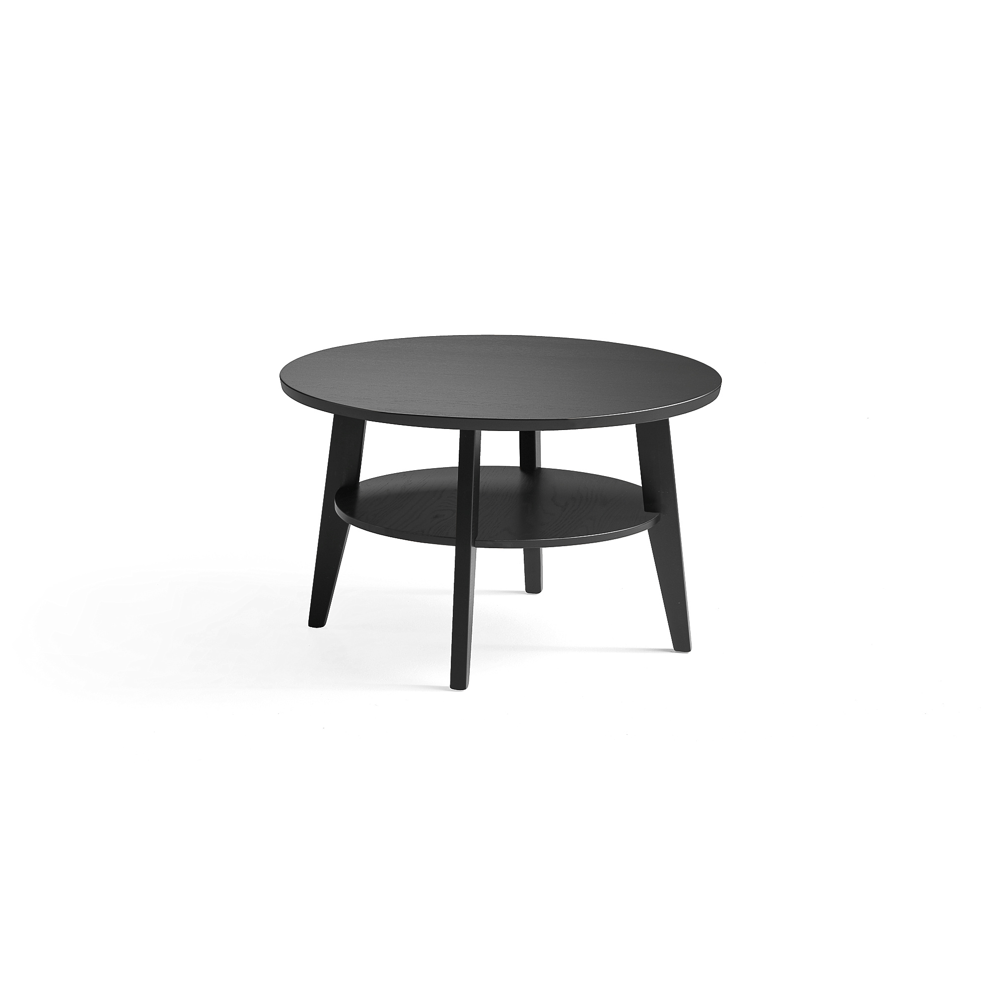 E-shop Konferenčný stolík HOLLY, Ø 800x500 mm, čierny