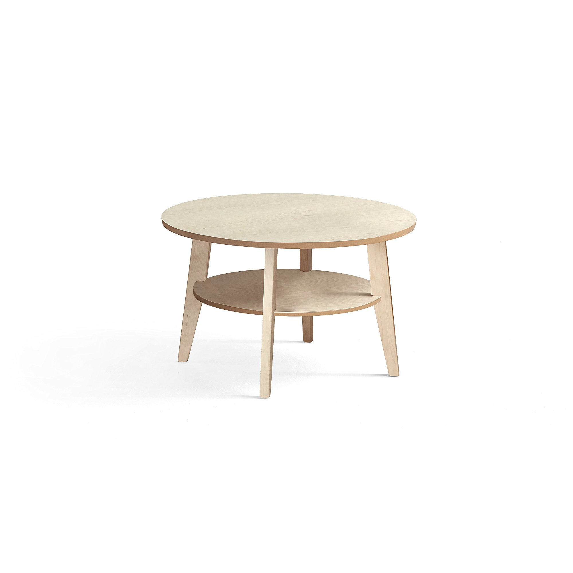 E-shop Konferenčný stolík HOLLY, Ø 800x500 mm, breza