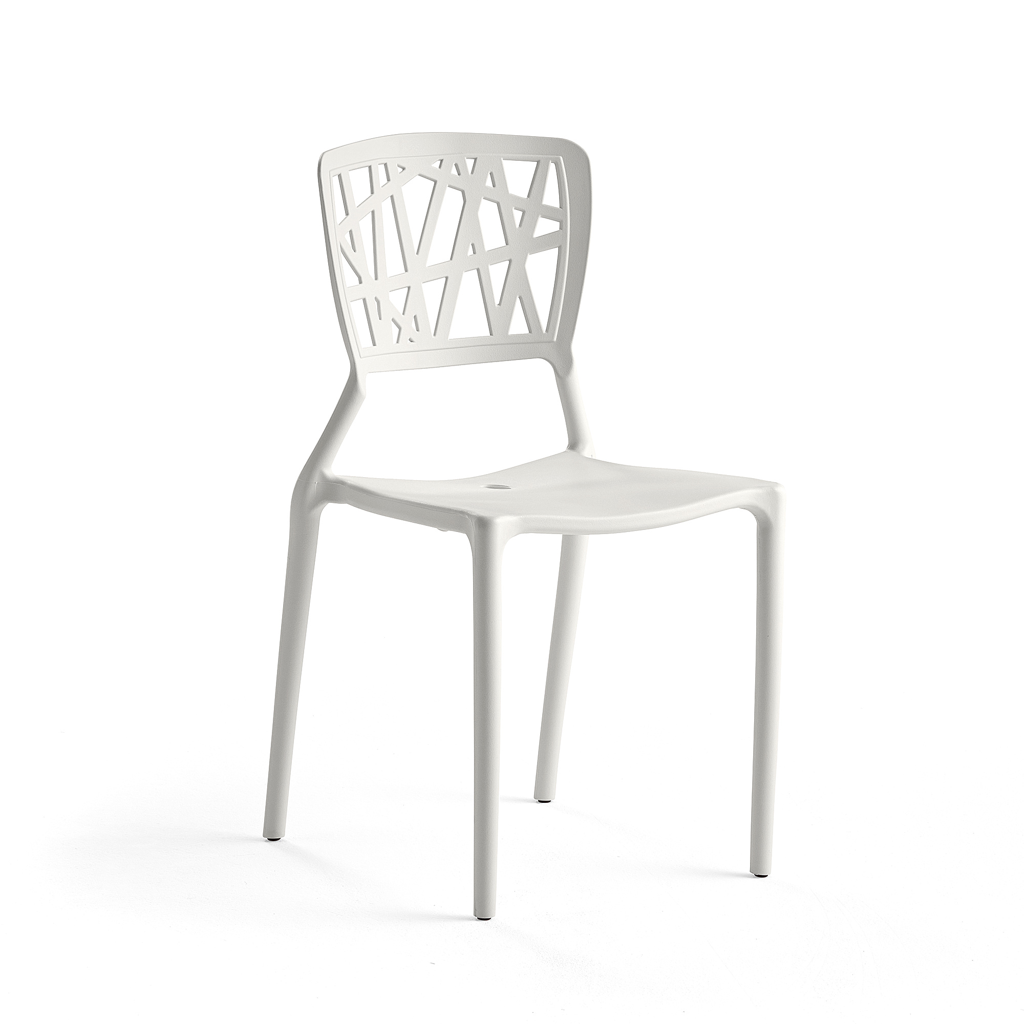 E-shop Plastová stolička MAYA, biela