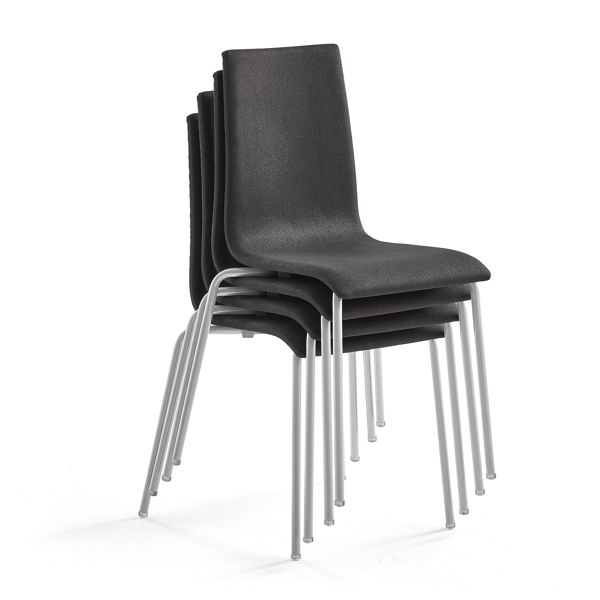 E-shop Konferenčná stolička MELVILLE, 4 ks, tmavošedá / šedá
