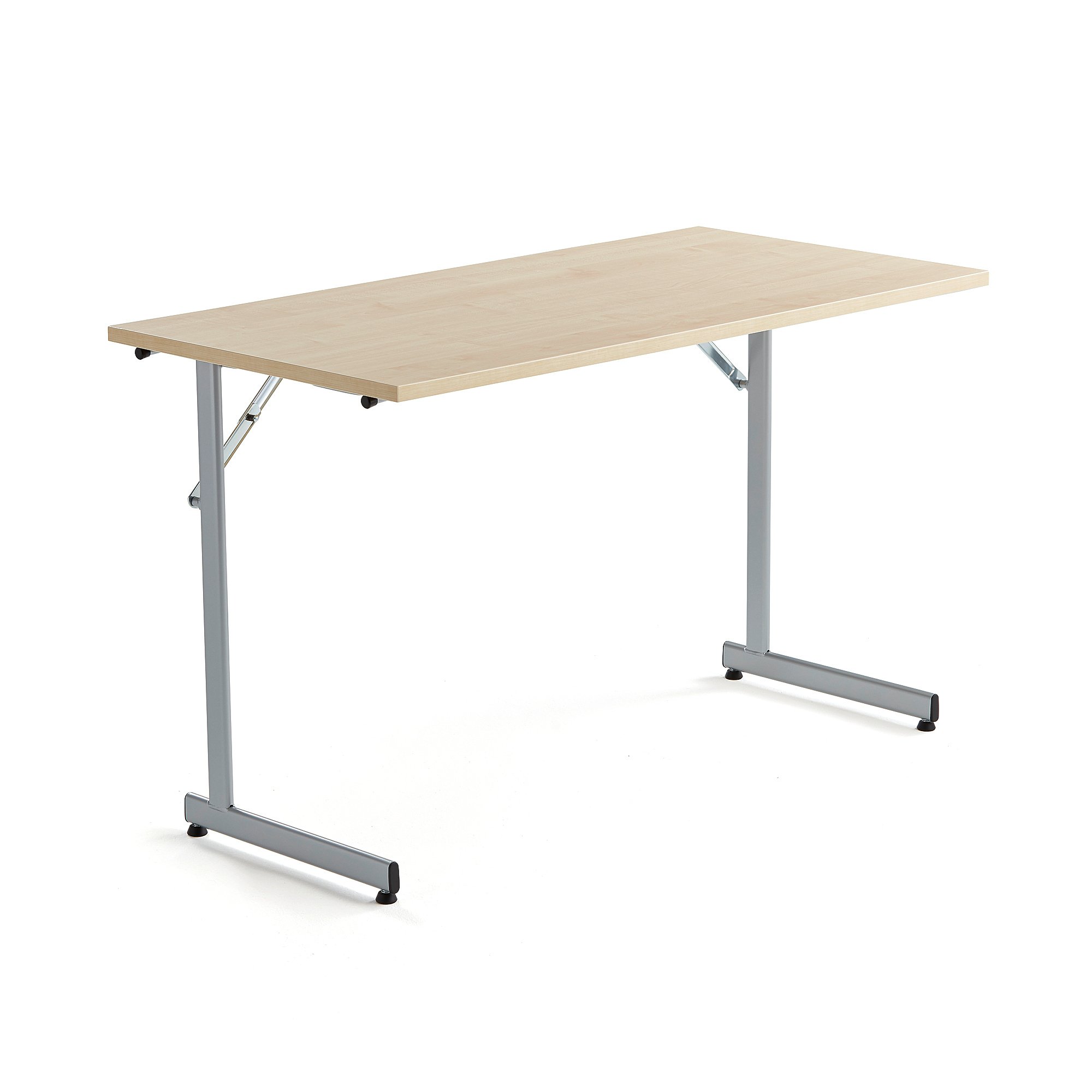 Rokovací stôl Claire, 1200x600 mm, brezový laminát/šedá