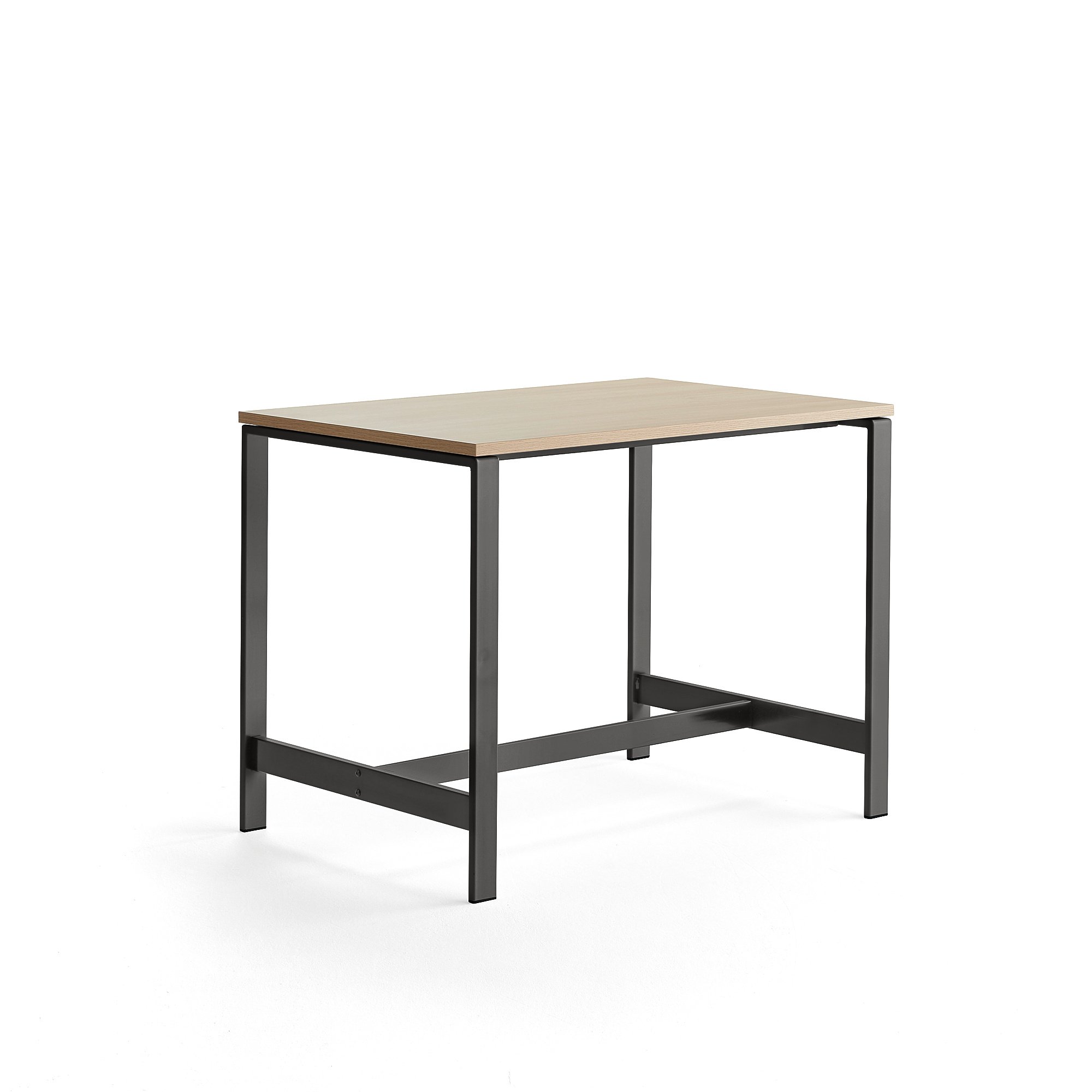 Stůl VARIOUS, 1200x800 mm, výška 900 mm, černé nohy, dub