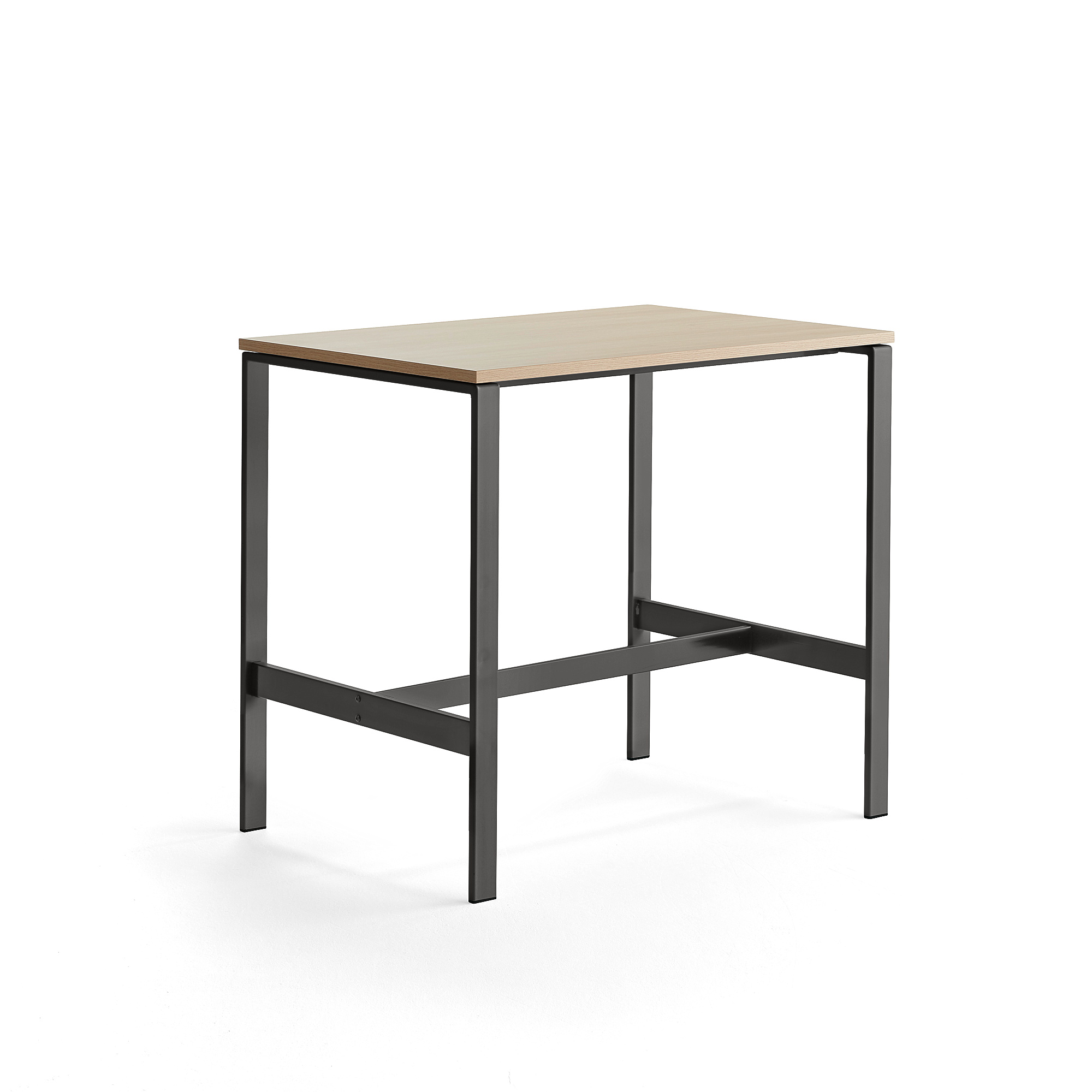 Stůl VARIOUS, 1200x800 mm, výška 1050 mm, černé nohy, dub