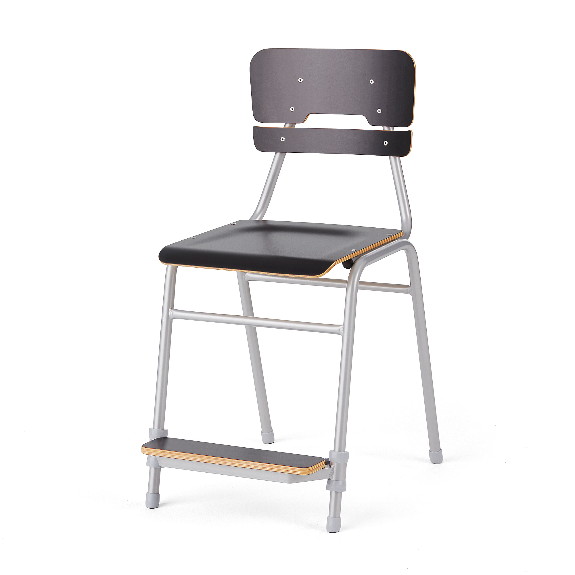 Školní židle ADDITO, výška 500 mm, černá