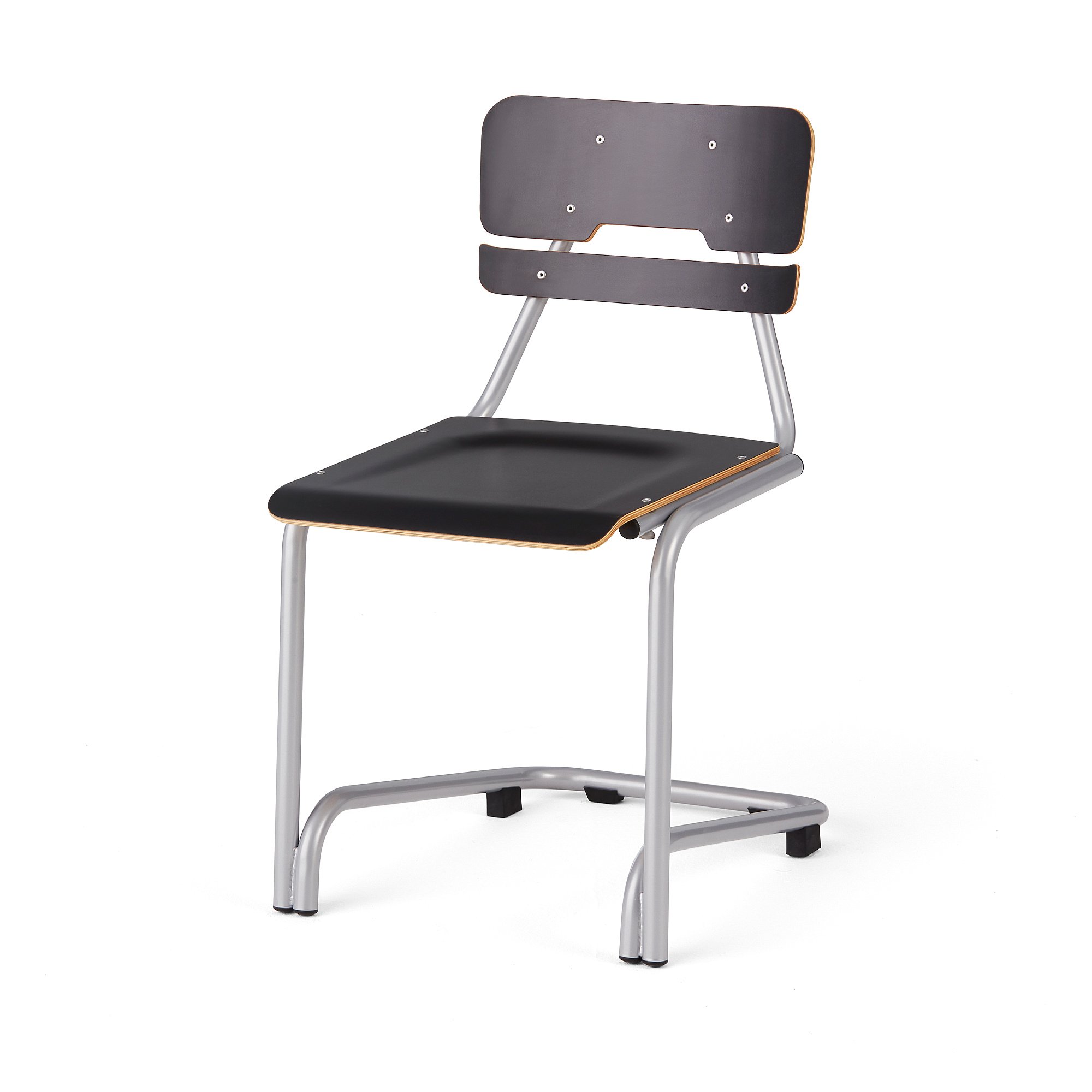 Levně Školní židle DOCTRINA, výška 450 mm, černá