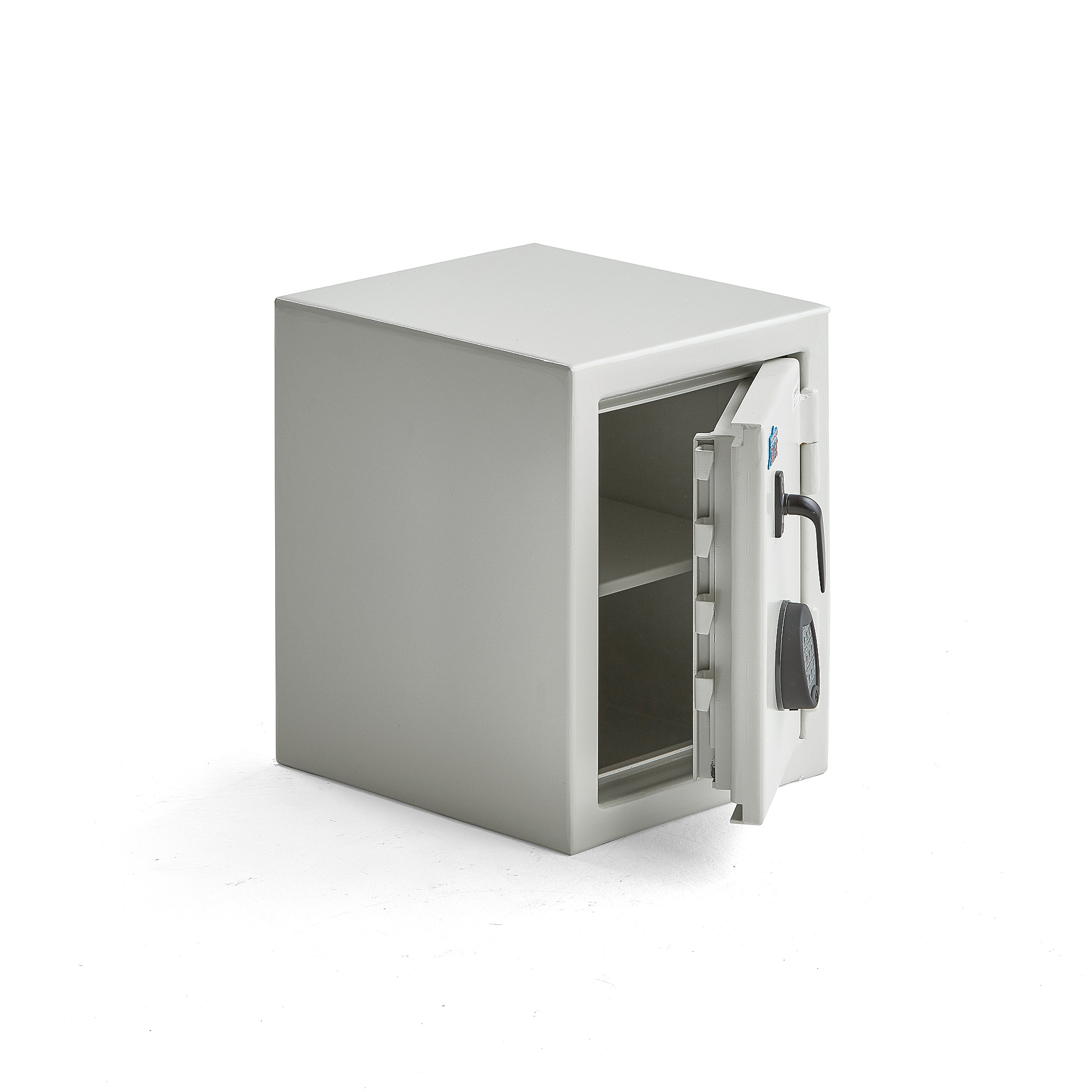 Levně Bezpečnostní skříň CONTAIN, elektronický kódový zámek, 450x350x400 mm, bílá