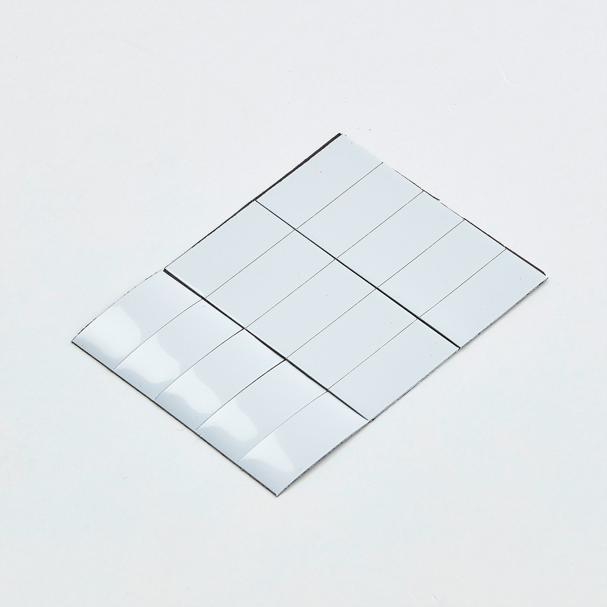 E-shop Popisovateľná magnetická páska, 22x50 mm, biela