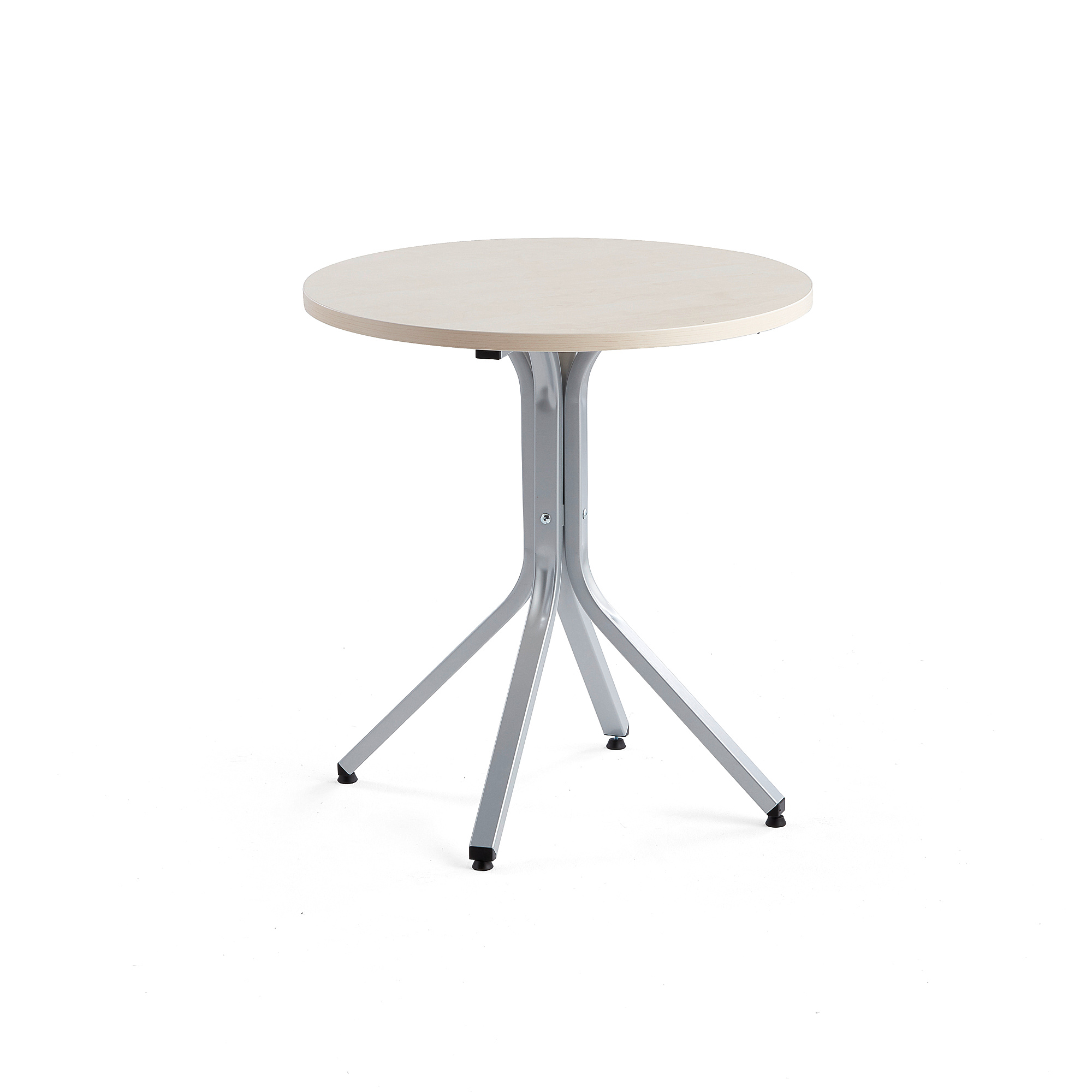 Stôl VARIOUS, Ø700x740 mm, strieborná, breza