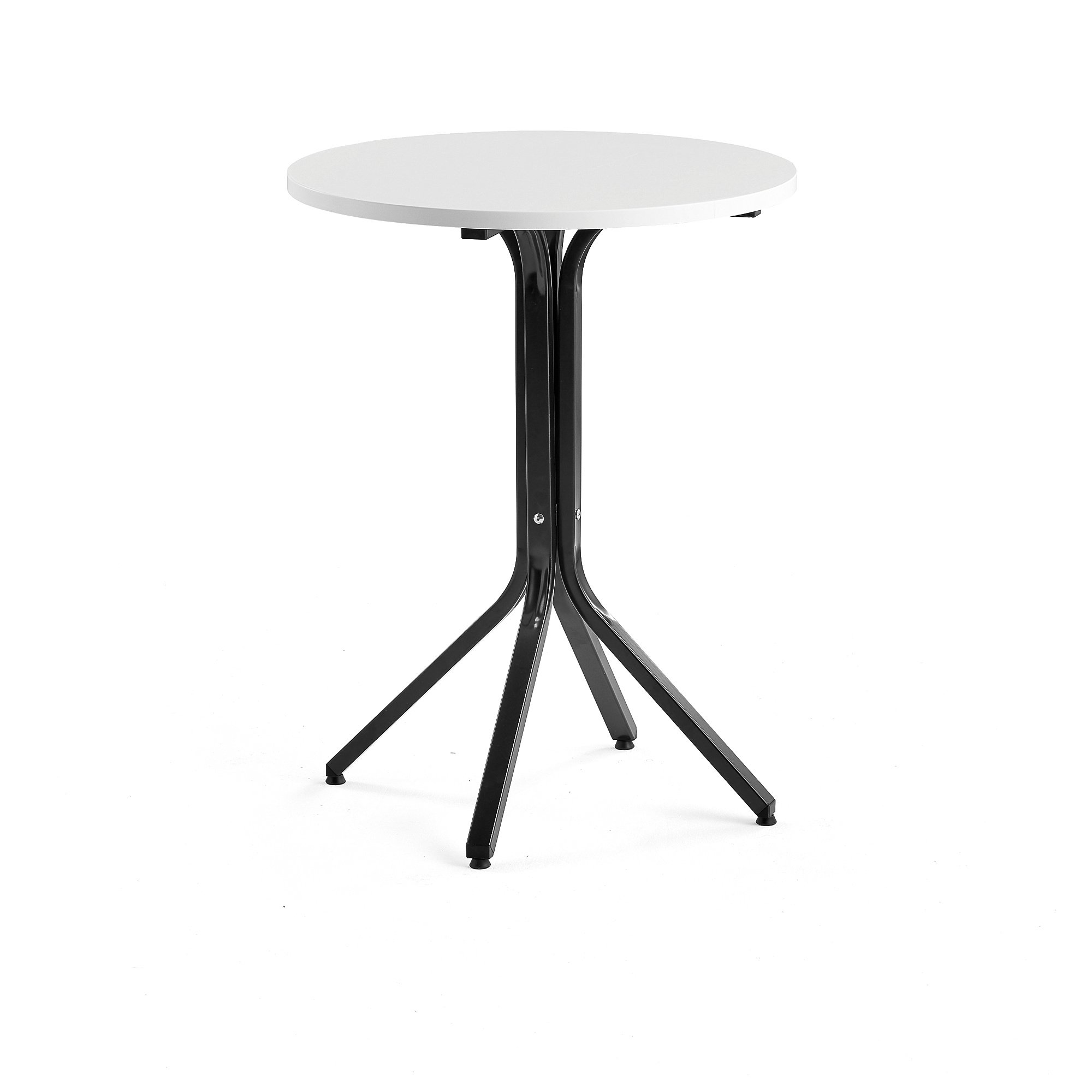 Stôl VARIOUS, Ø700x900 mm, čierna, biela