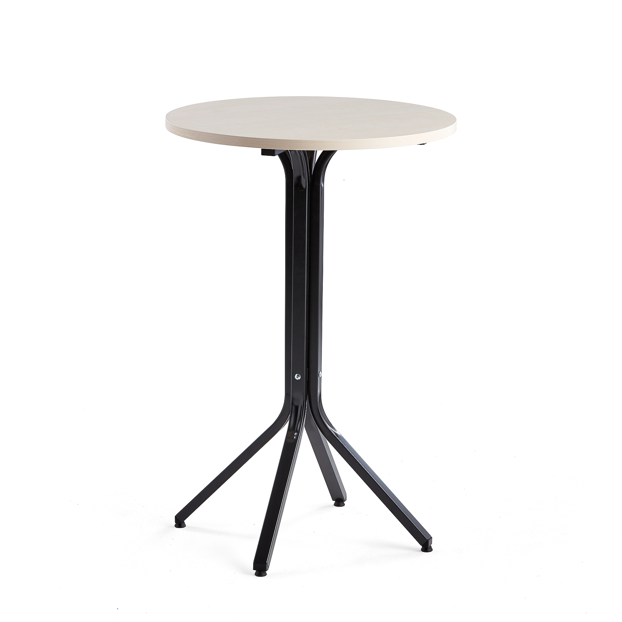 Levně Stůl VARIOUS, Ø700 mm, výška 1050 mm, černá, bříza