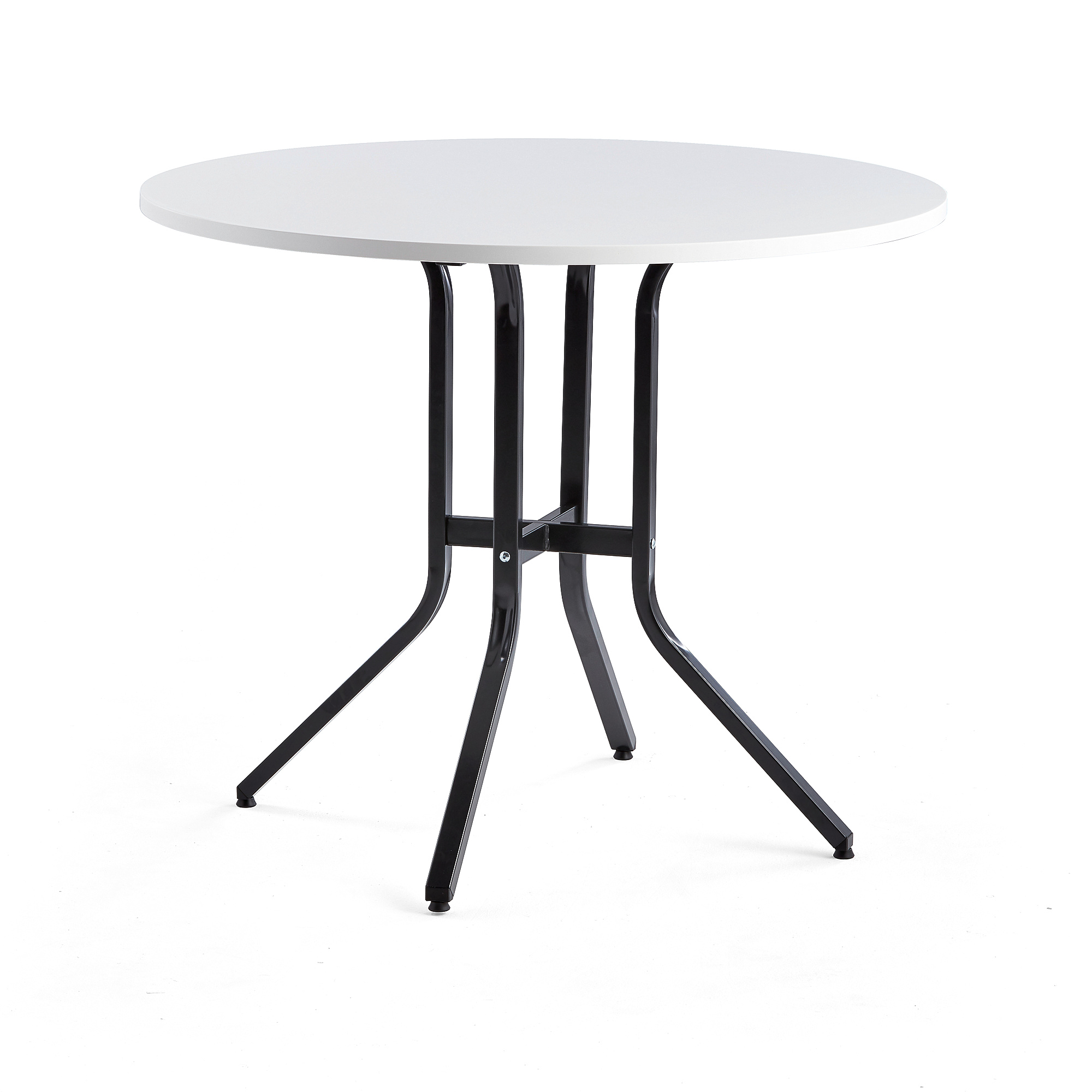Stôl VARIOUS, Ø1100x900 mm, čierna, biela