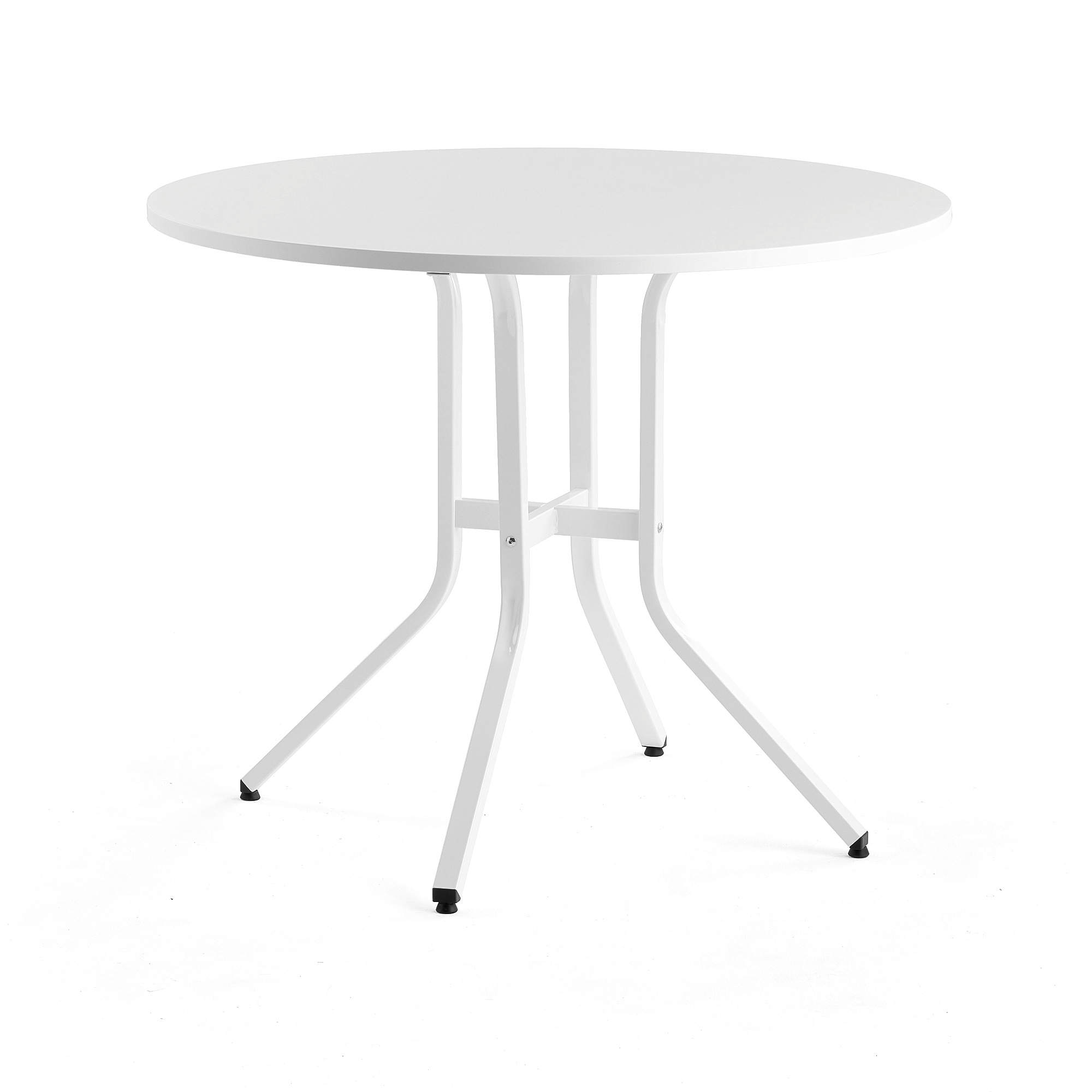 Levně Stůl VARIOUS, Ø1100 mm, výška 900 mm, bílá, bílá