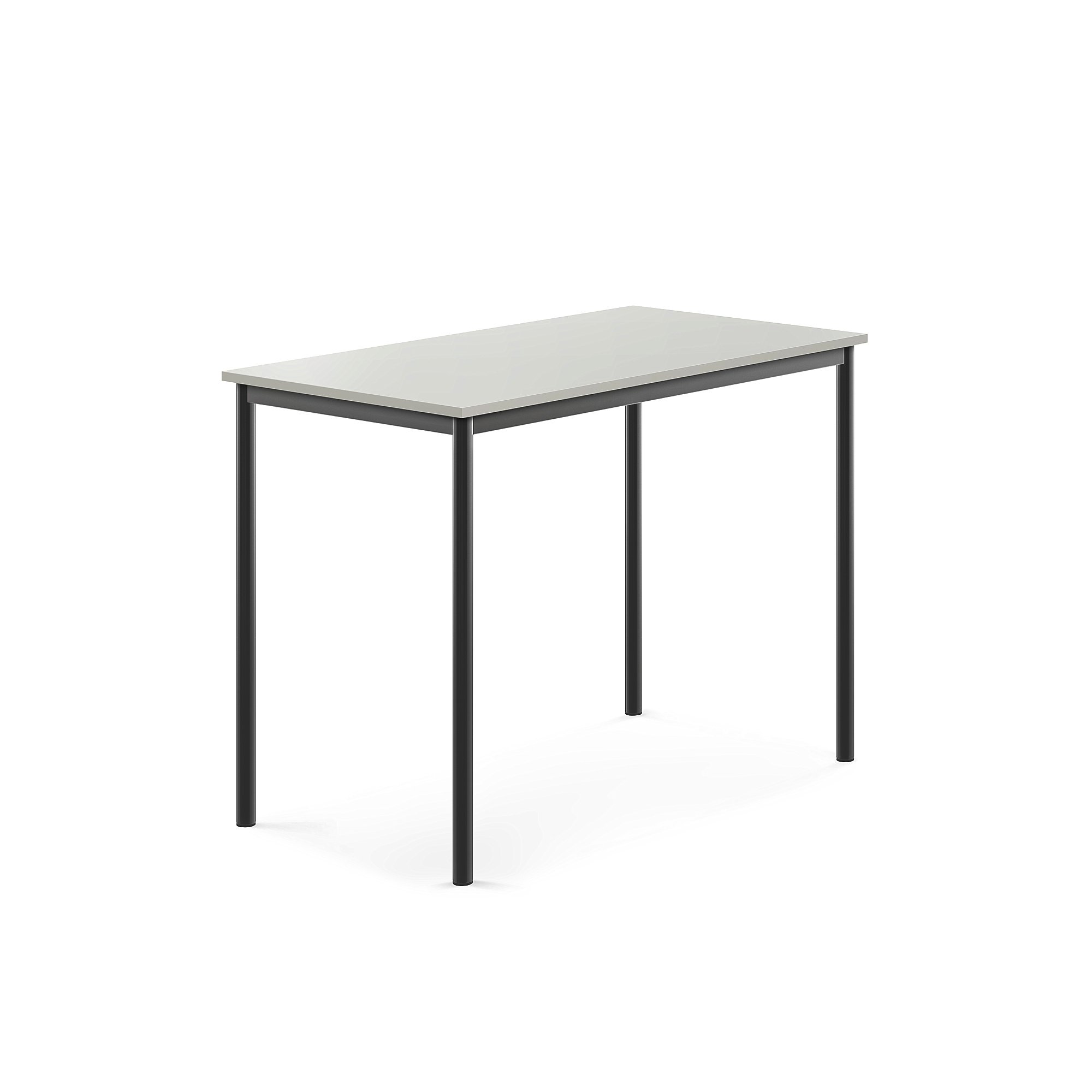 Levně Stůl SONITUS, 1200x700x900 mm, antracitově šedé nohy, HPL deska tlumící hluk, šedá