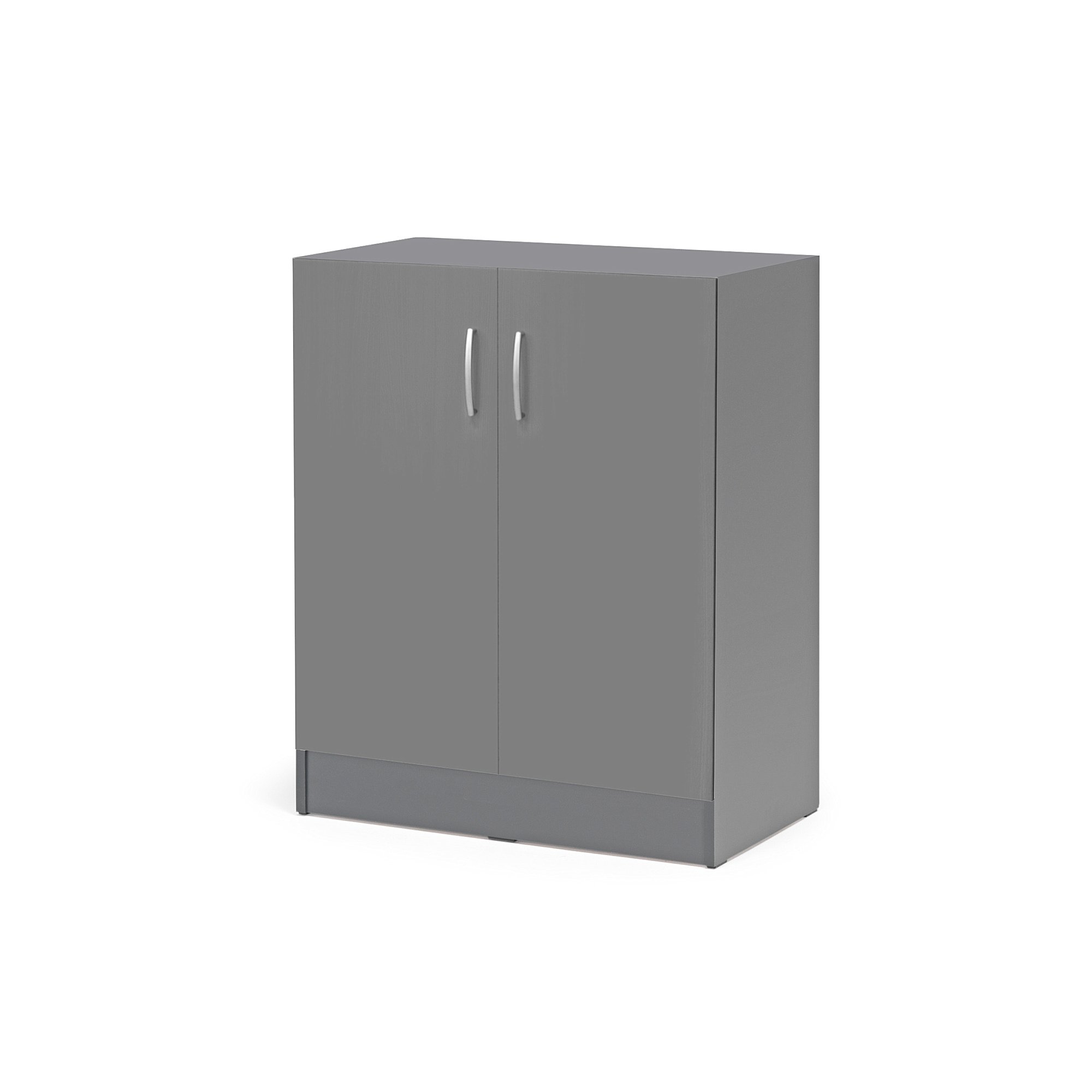 Levně Kancelářská skříň FLEXUS, 925x760x415 mm, šedá