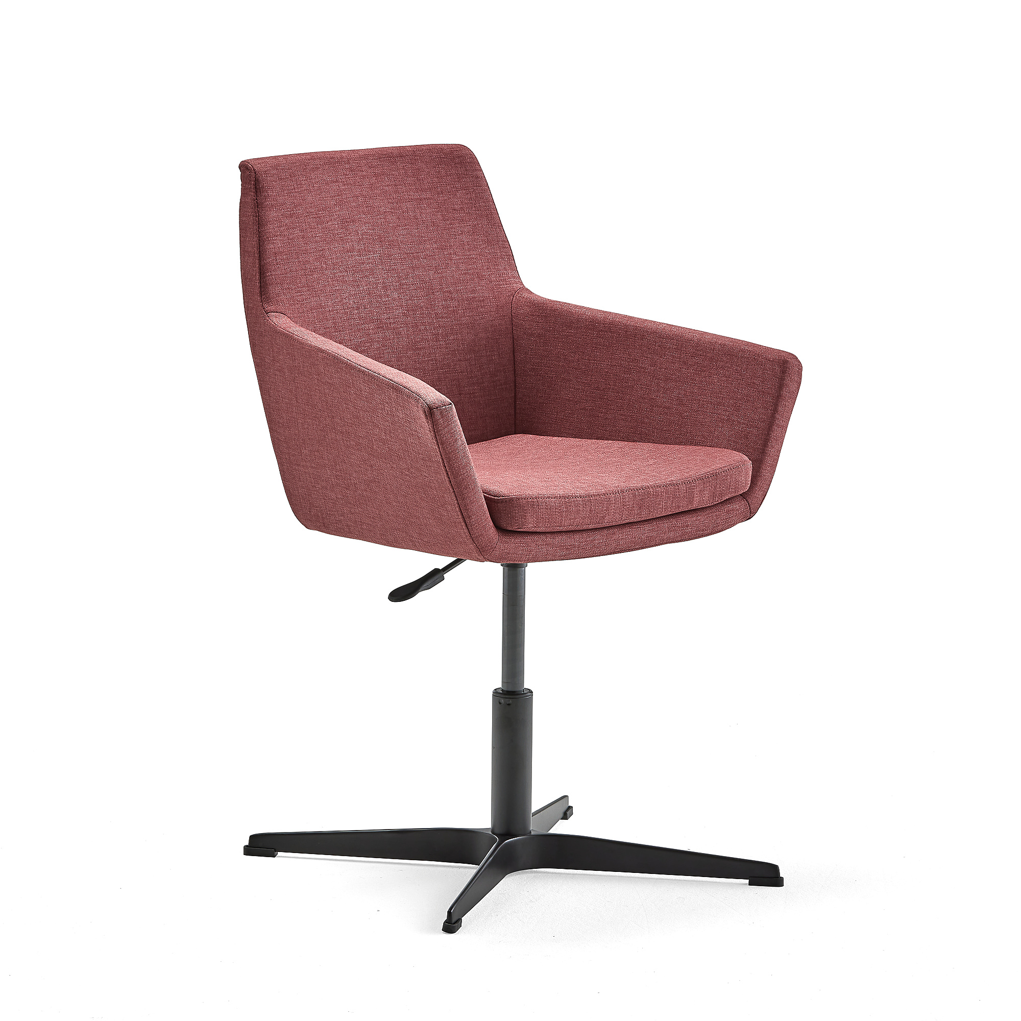 Levně Konferenční židle FAIRFIELD, černá, červenofialová