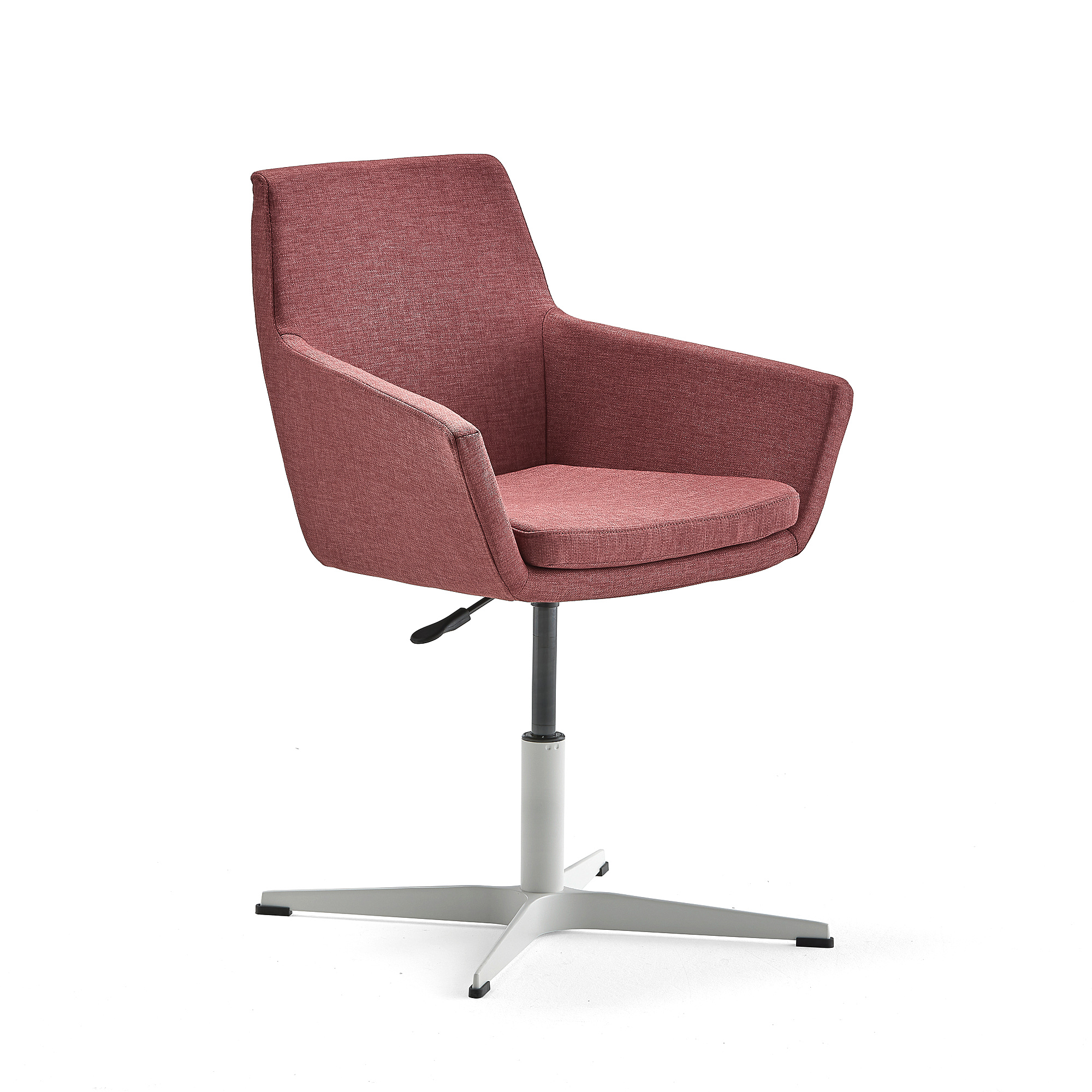 Levně Konferenční židle FAIRFIELD, bílá, červenofialová