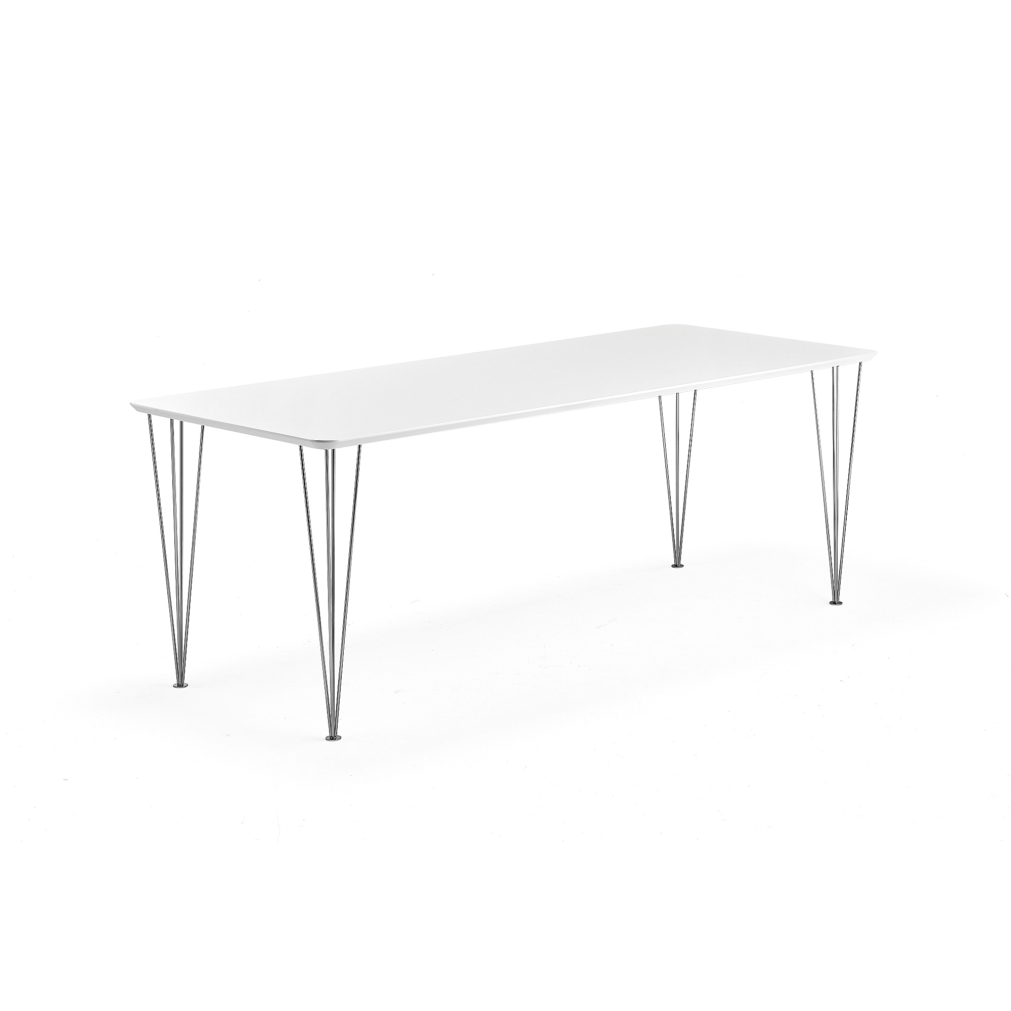 Jedálenský stôl ZADIE, s HPL povrchom Š 2000 x H 800 x V 735 mmm, biela