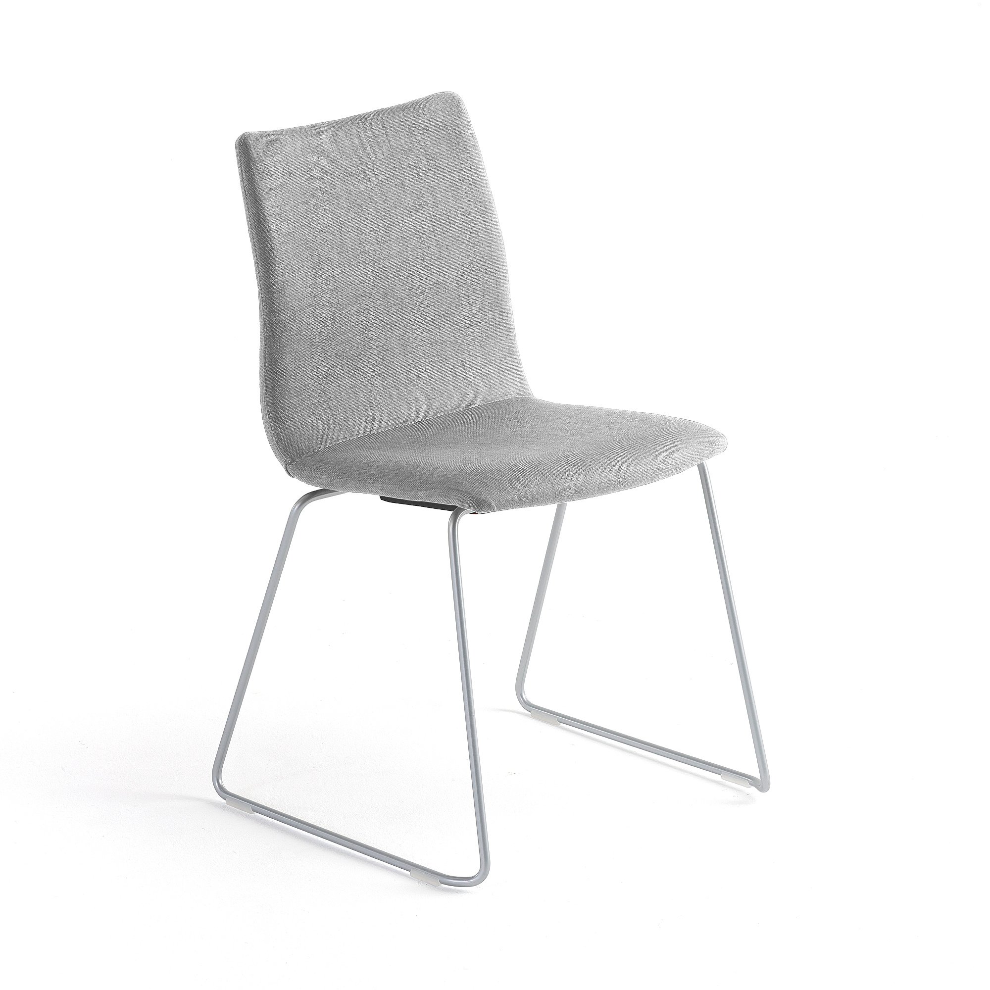 Konferenčná stolička OTTAWA, s kĺzavou základňou, strieborná/šedá