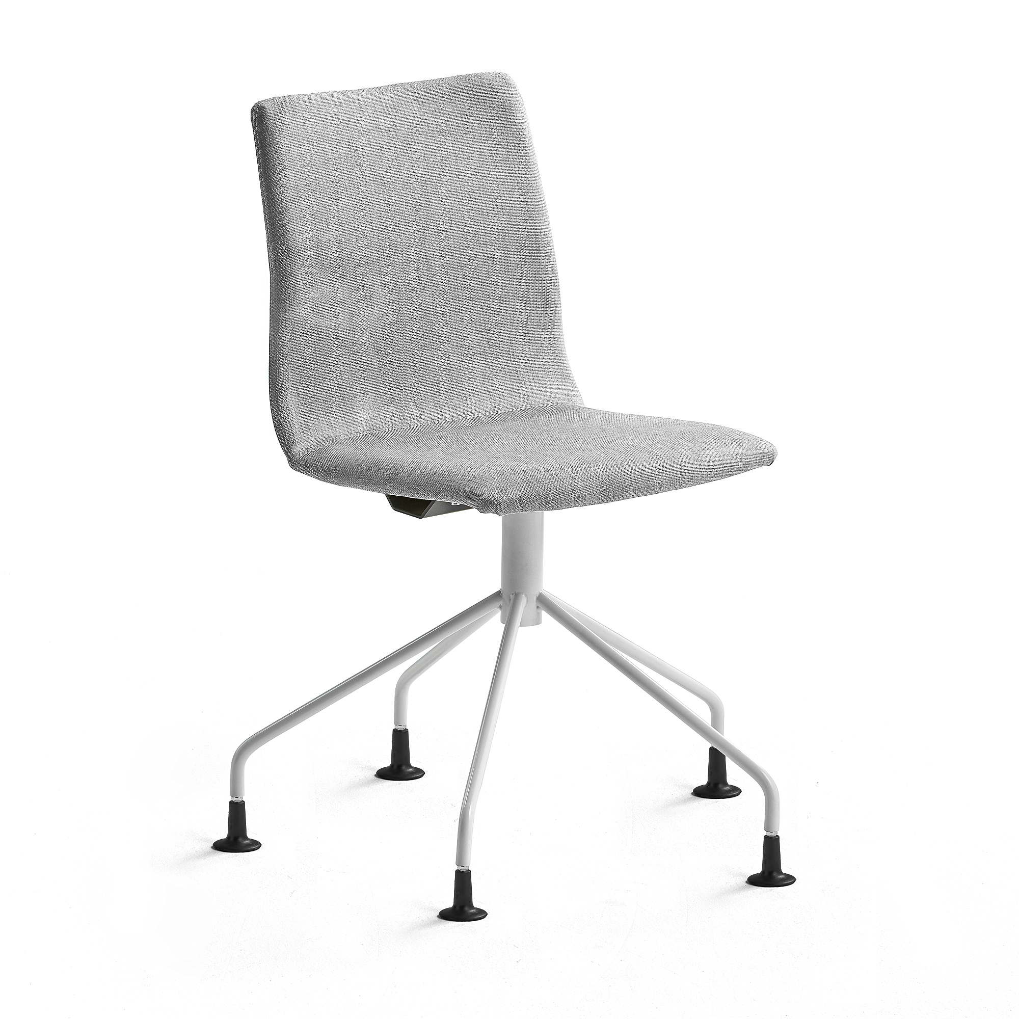 E-shop Konferenčná stolička OTTAWA, štýlová podnož, strieborná/biela