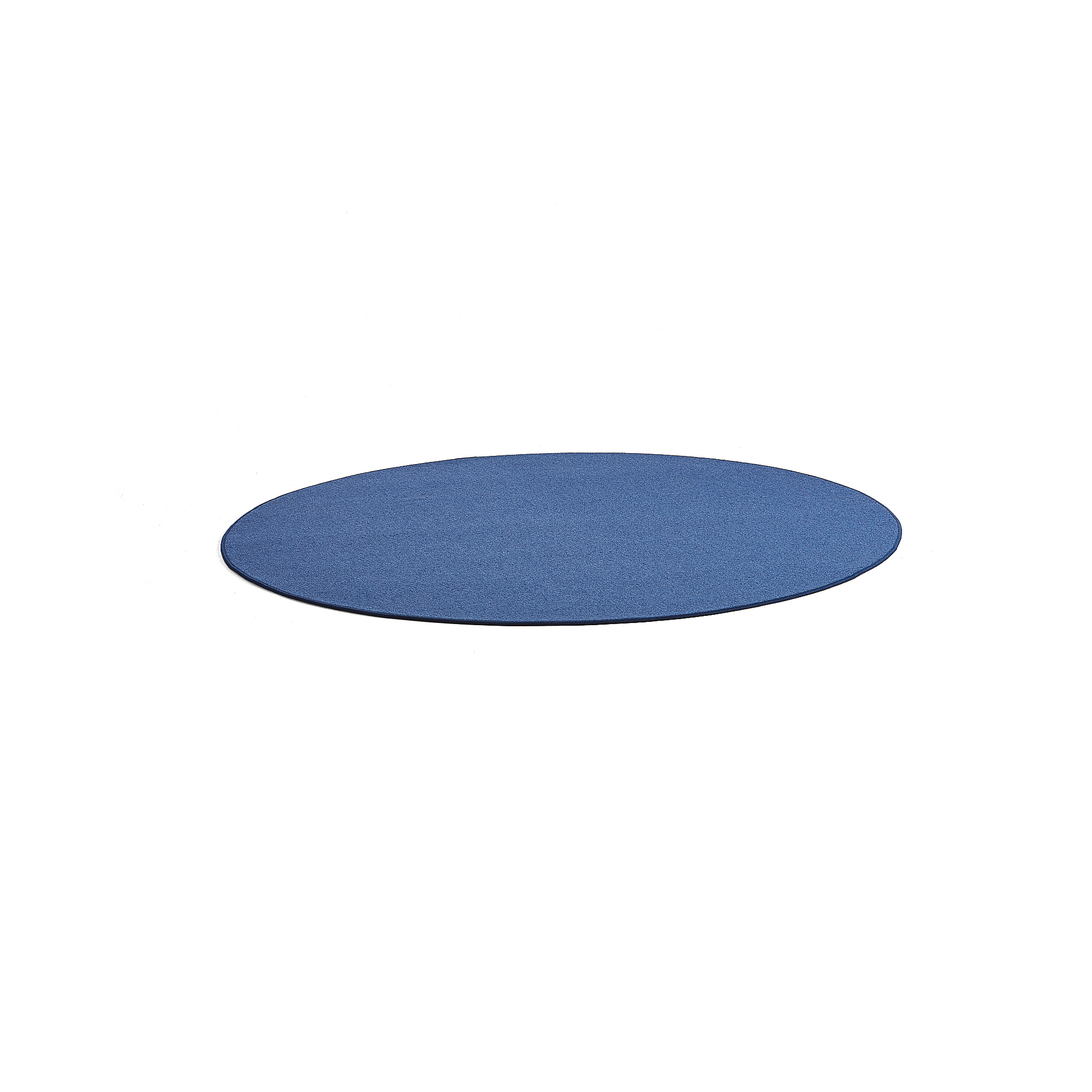 Levně Kulatý koberec ADAM, Ø 2500 mm, modrá