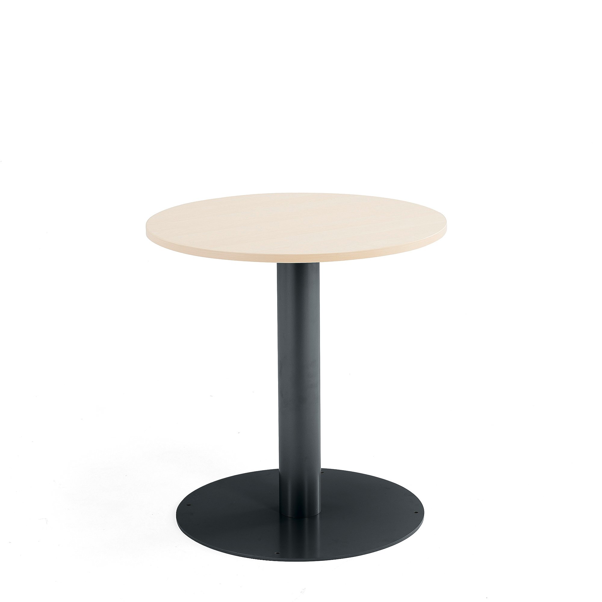 Levně Kulatý stůl Alva, Ø700x720 mm, bříza, antracitově šedá