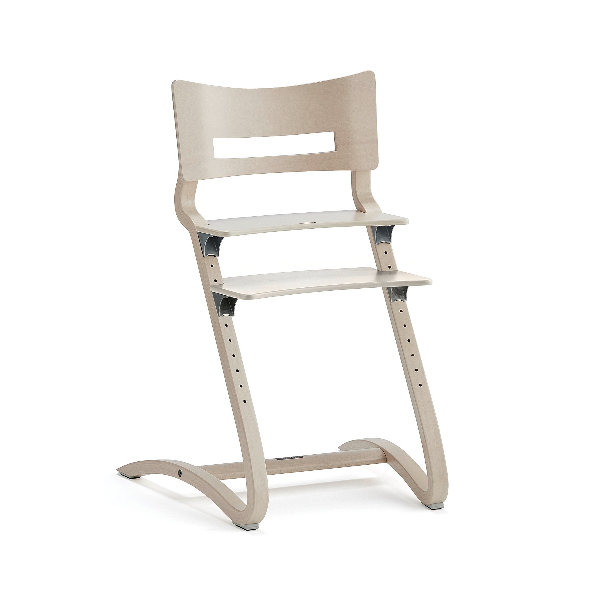E-shop Detská jedálenská stolička LEANDER CLASSIC, biela pigmentovaná