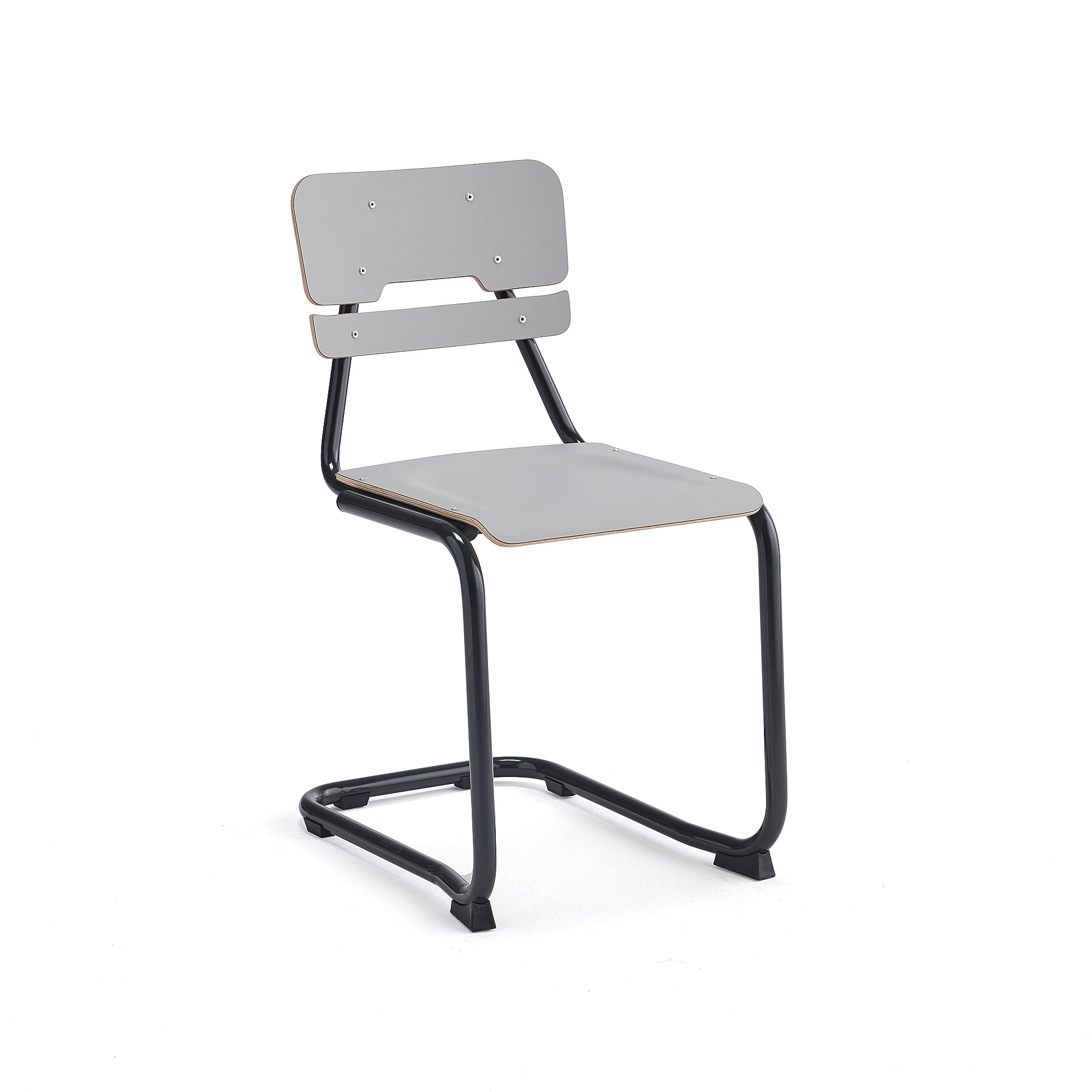 Školní židle LEGERE I, výška 450 mm, antracitově šedá, šedá