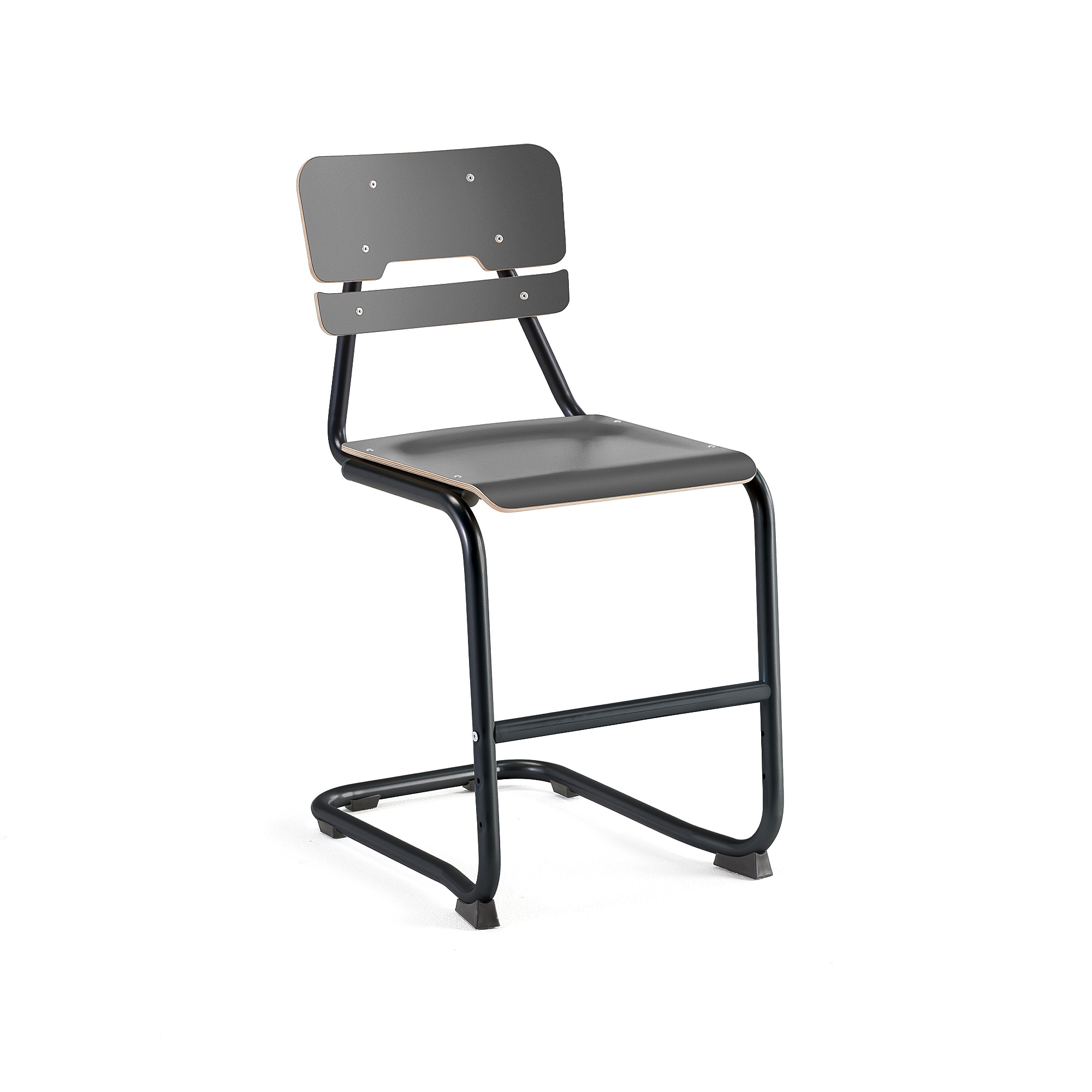 Školní židle LEGERE I, výška 500 mm, antracitově šedá, antracitově šedá