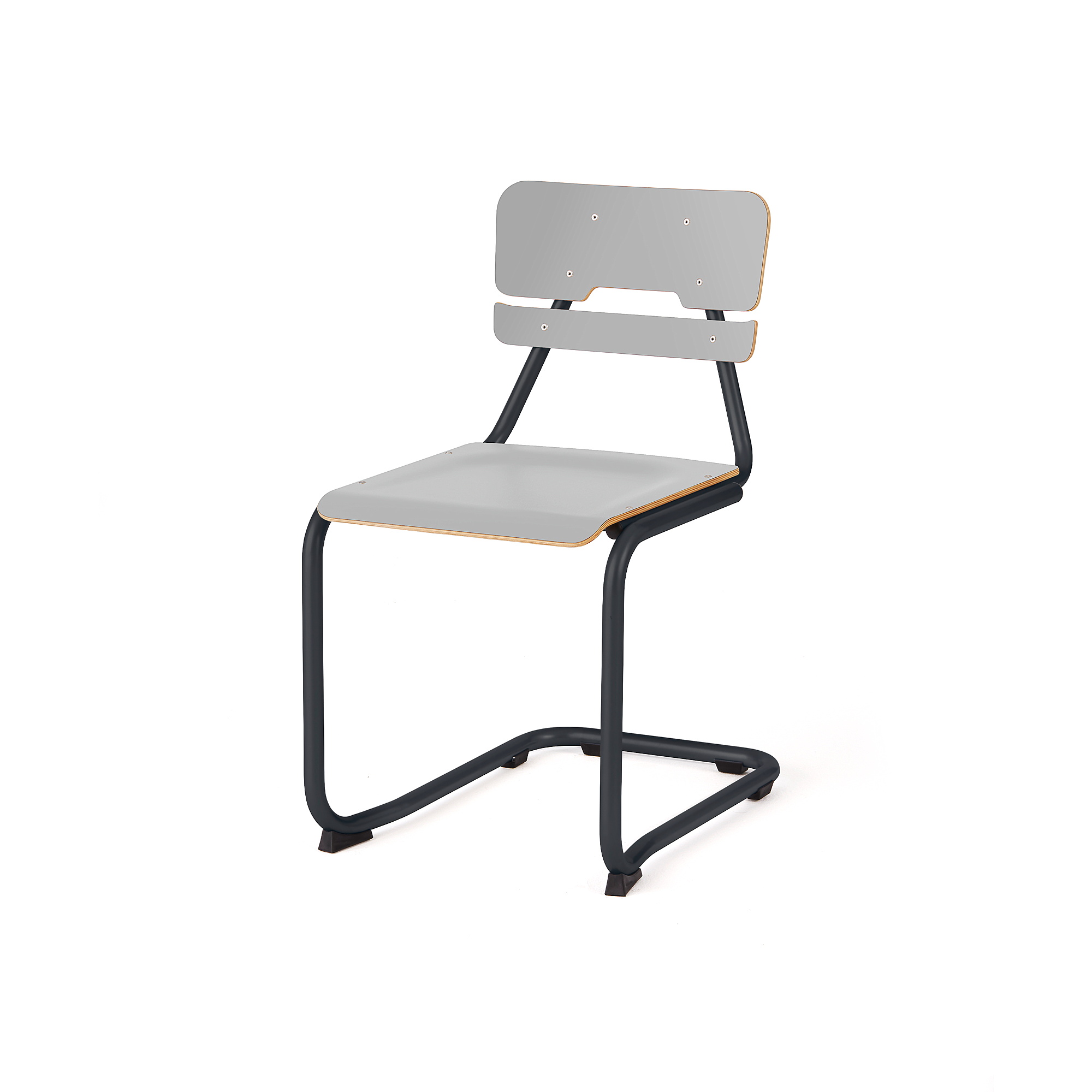 Školní židle LEGERE II, výška 450 mm, antracitově šedá, šedá