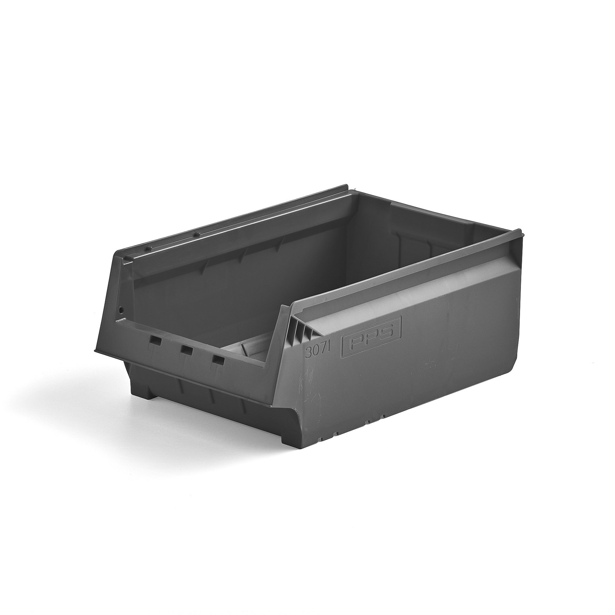 Plastový box AJ 9000, séria 9071, 500x310x200 mm, šedý