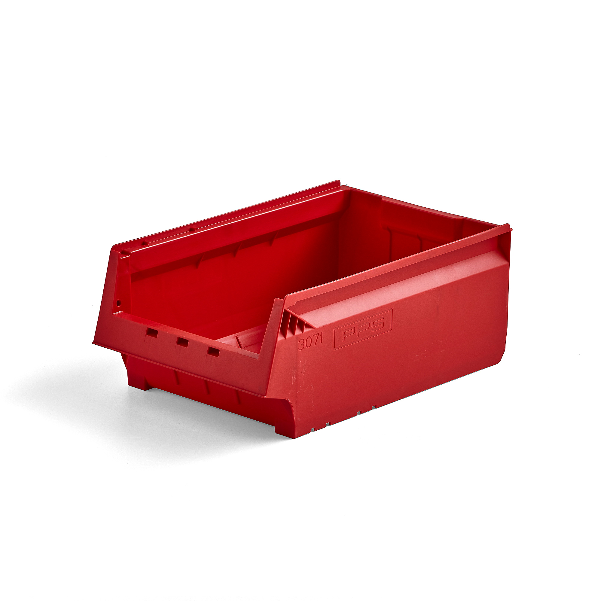 Plastový box AJ 9000, séria 9071, 500x310x200 mm, červený