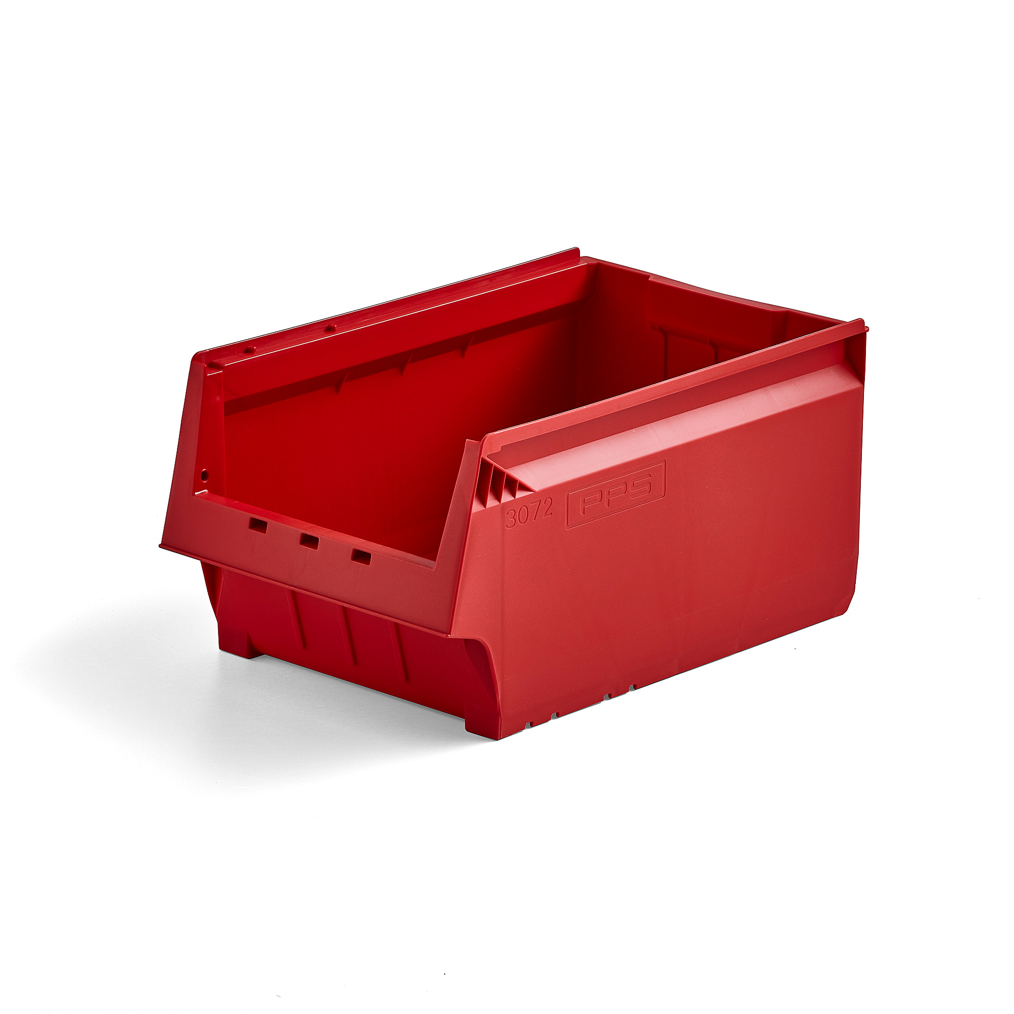 Plastový box AJ 9000, séria 9072, 500x310x250 mm, červený