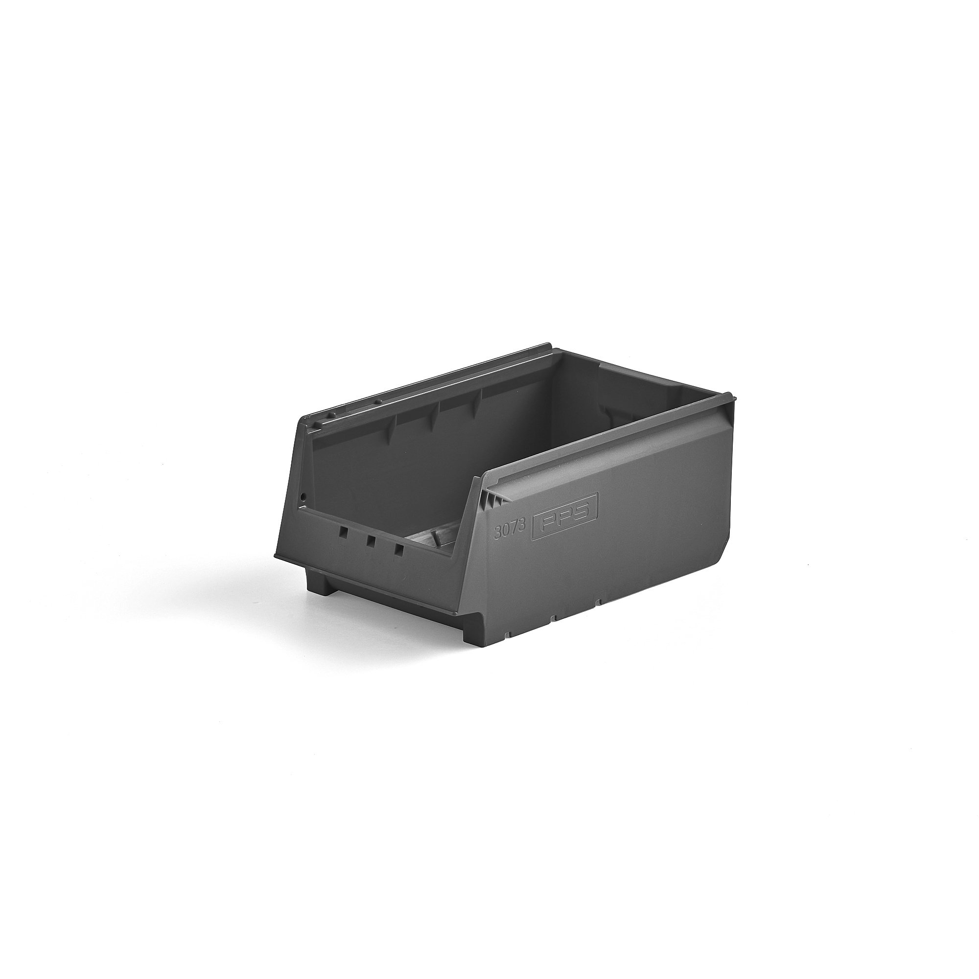 Plastový box AJ 9000, séria 9073, 350x206x155 mm, šedý