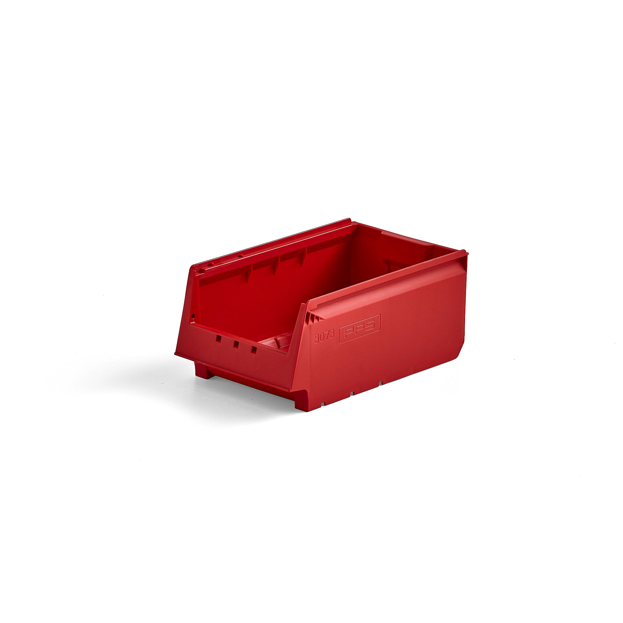 Plastový box AJ 9000, séria 9073, 350x206x155 mm, červený