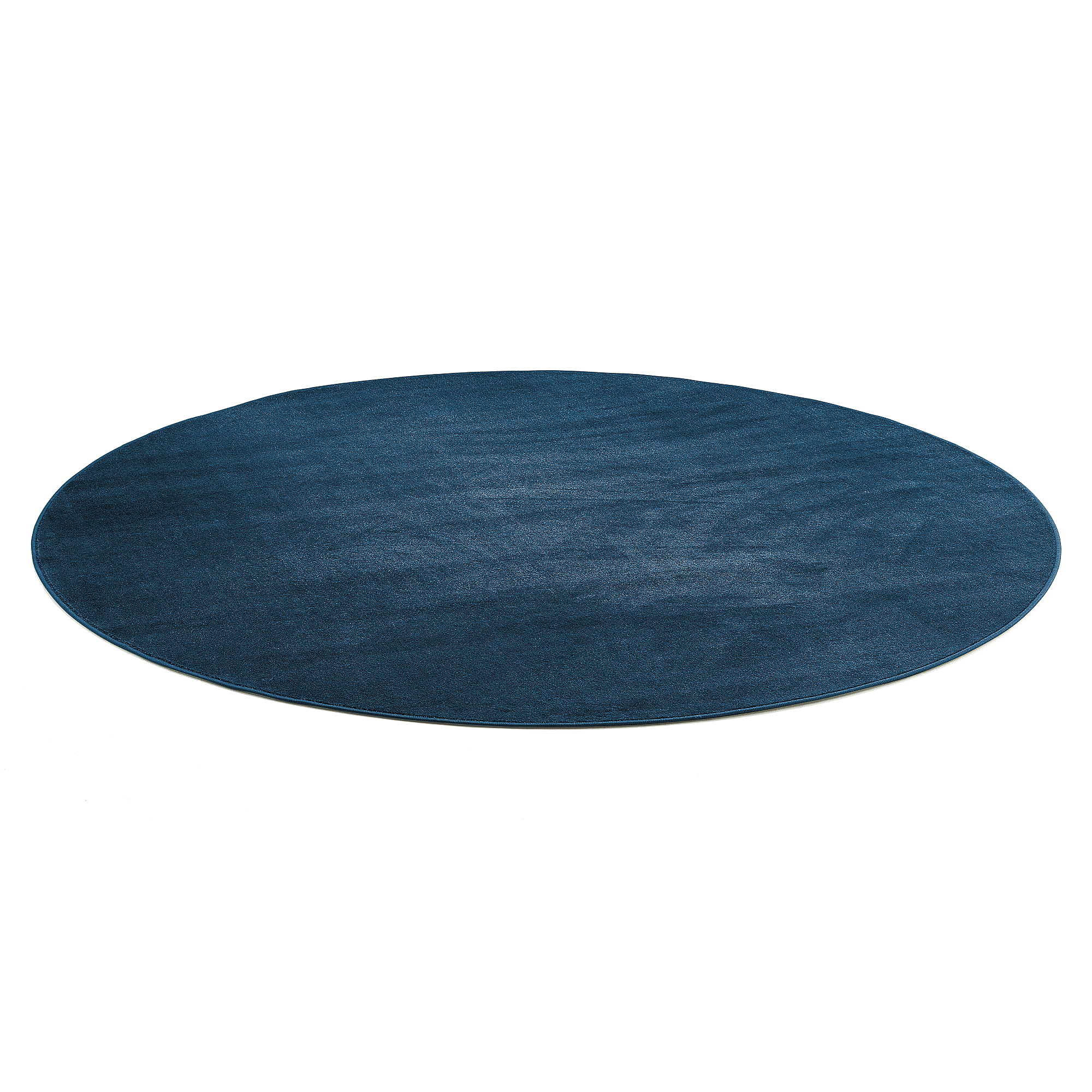 Kulatý koberec KEVIN, Ø 4000 mm, modrá