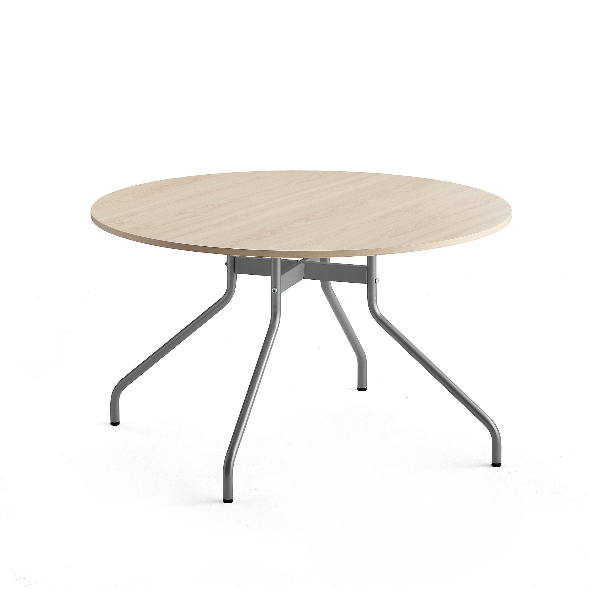 E-shop Stôl AROUND, Ø 1200 mm, breza, šedá