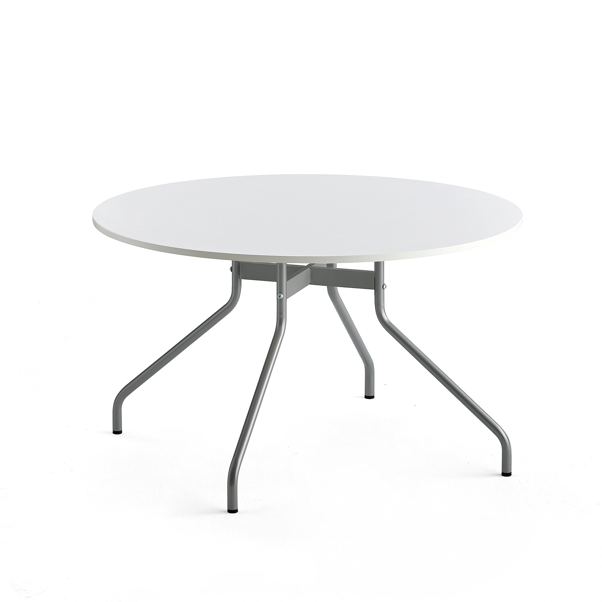 E-shop Stôl AROUND, Ø 1200 mm, biela, šedá