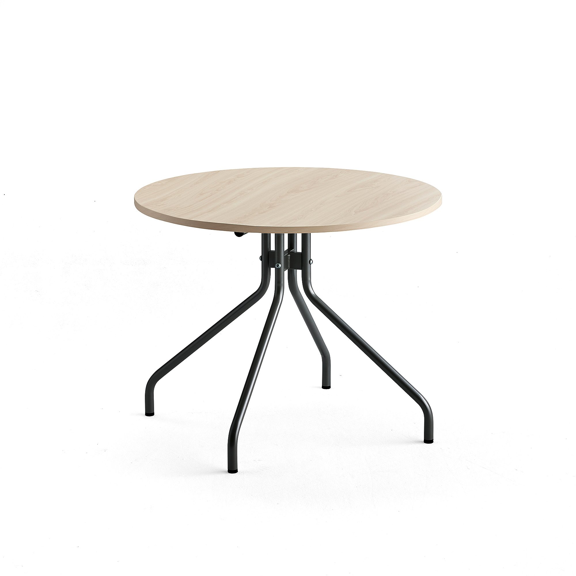 E-shop Stôl AROUND, Ø 900 mm, breza, antracit