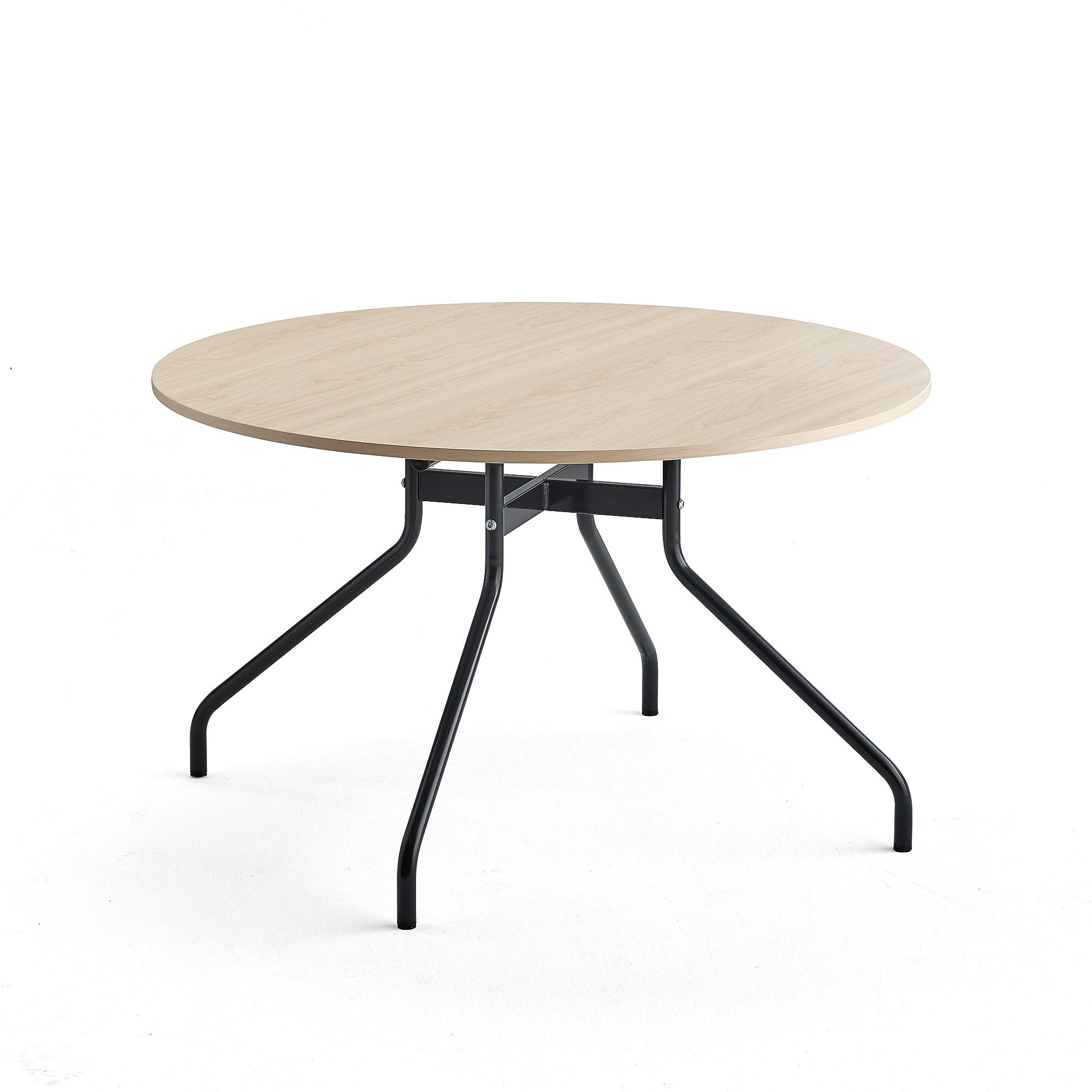 E-shop Stôl AROUND, Ø 1200 mm, breza, antracit