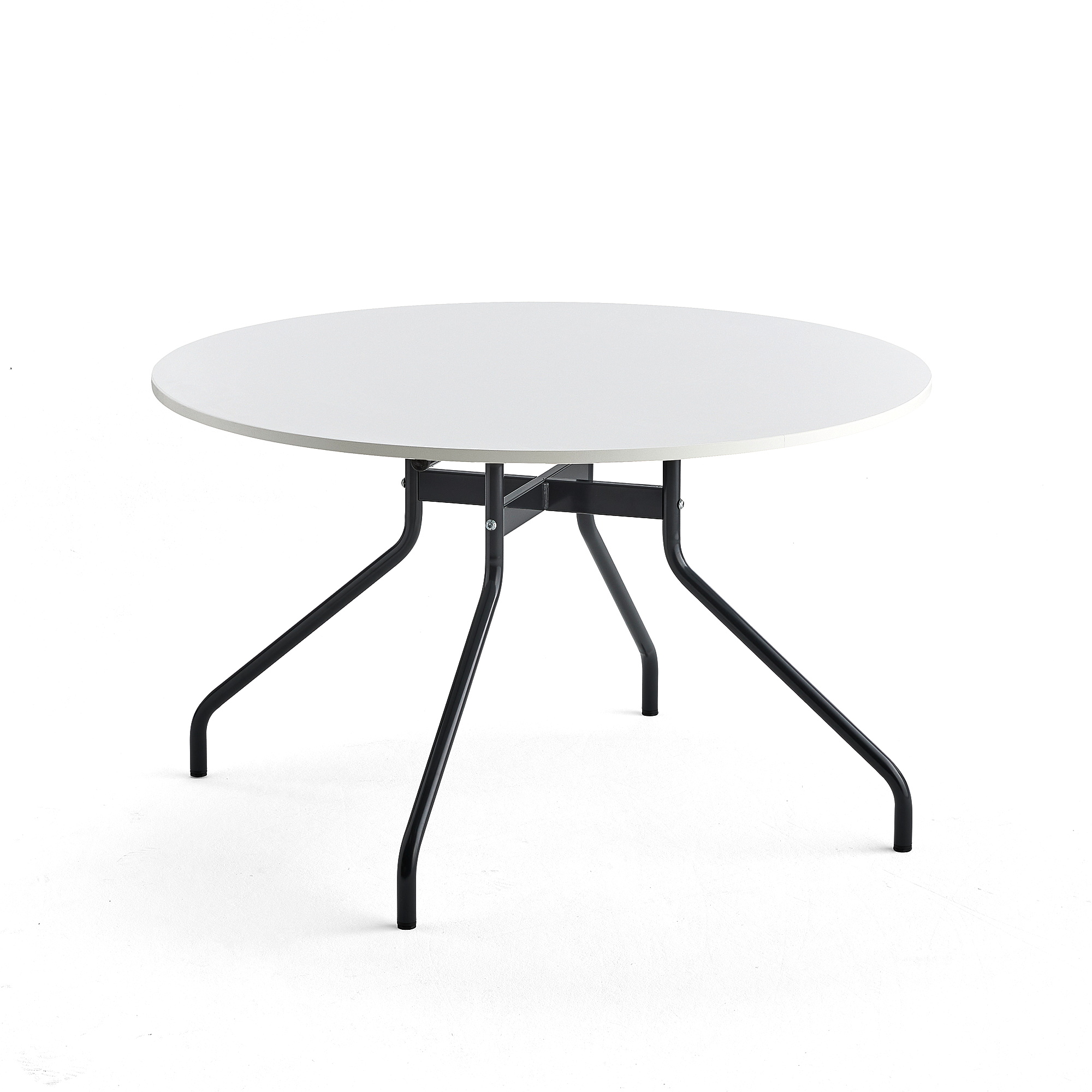 E-shop Stôl AROUND, Ø 1200 mm, biela, antracit