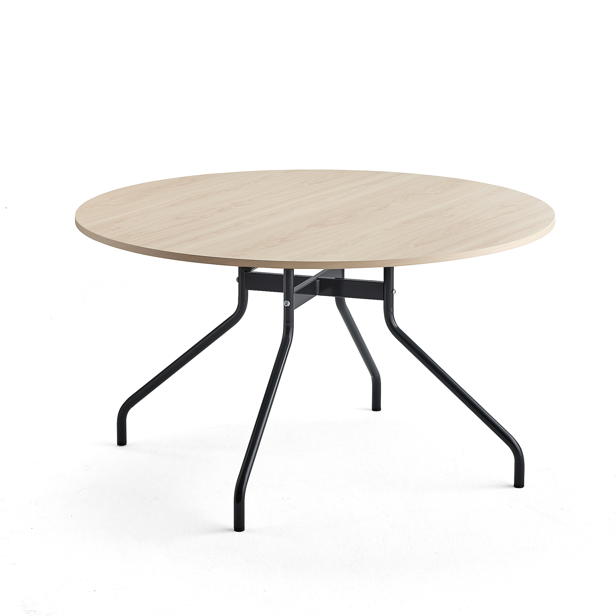 E-shop Stôl AROUND, Ø 1300 mm, breza, antracit