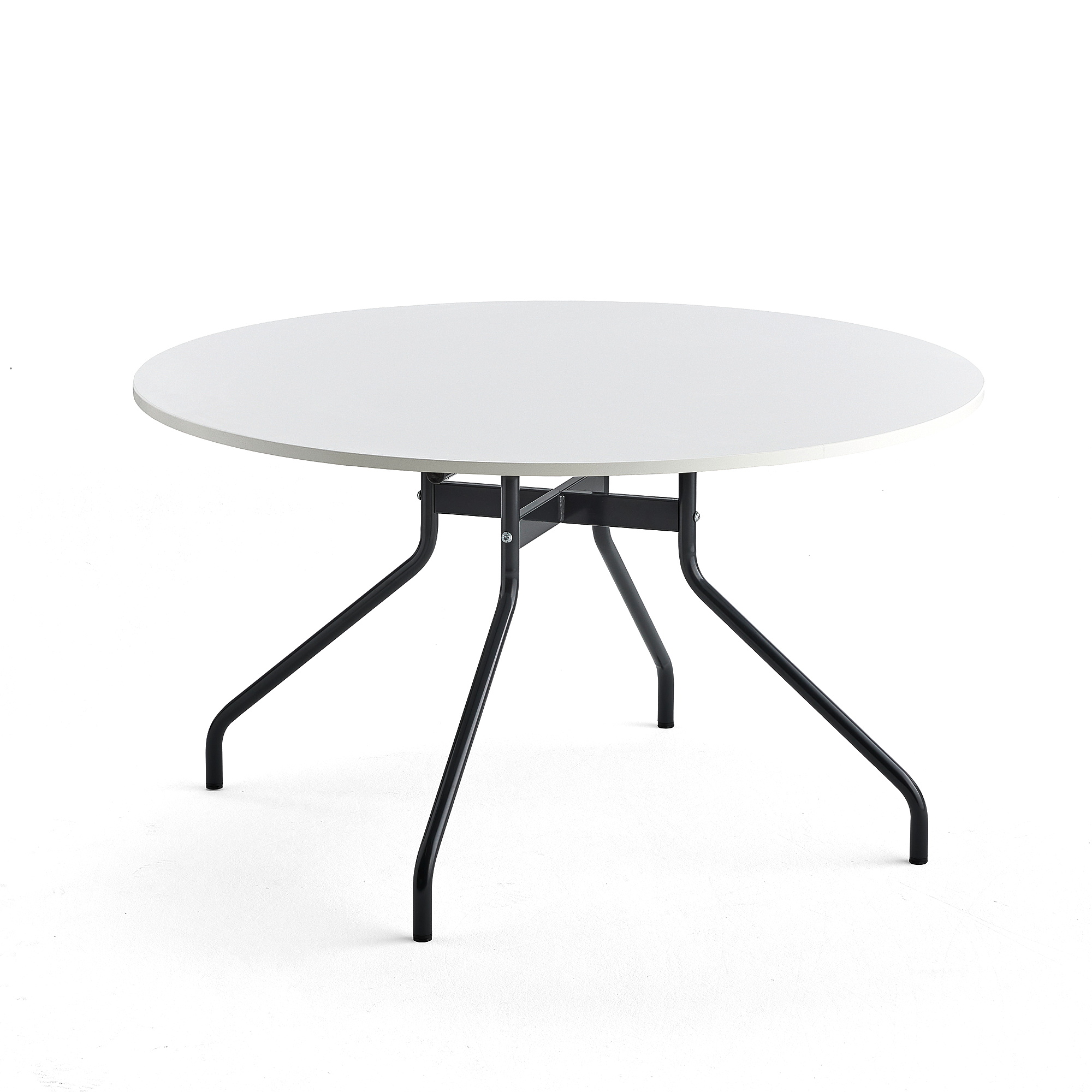 E-shop Stôl AROUND, Ø 1300 mm, biela, antracit