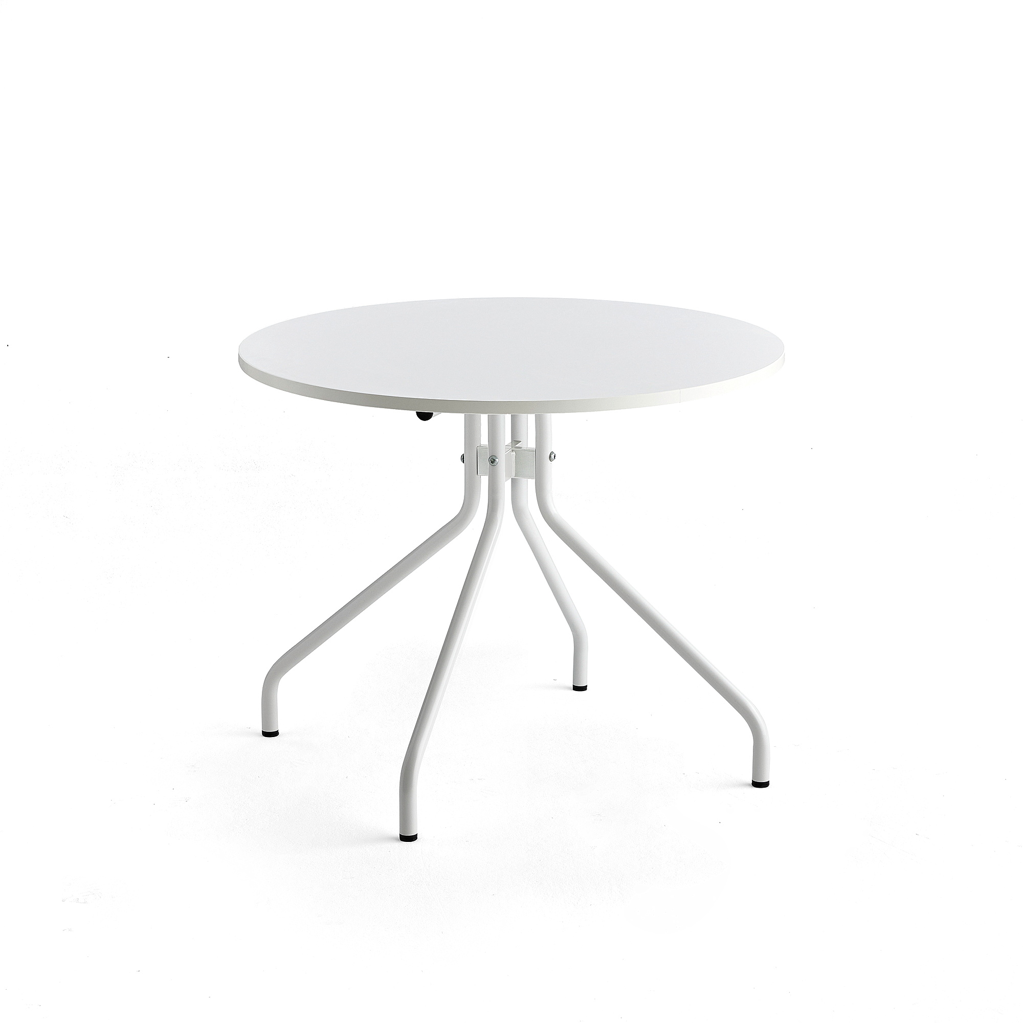 E-shop Stôl AROUND, Ø 900 mm, biela, biela